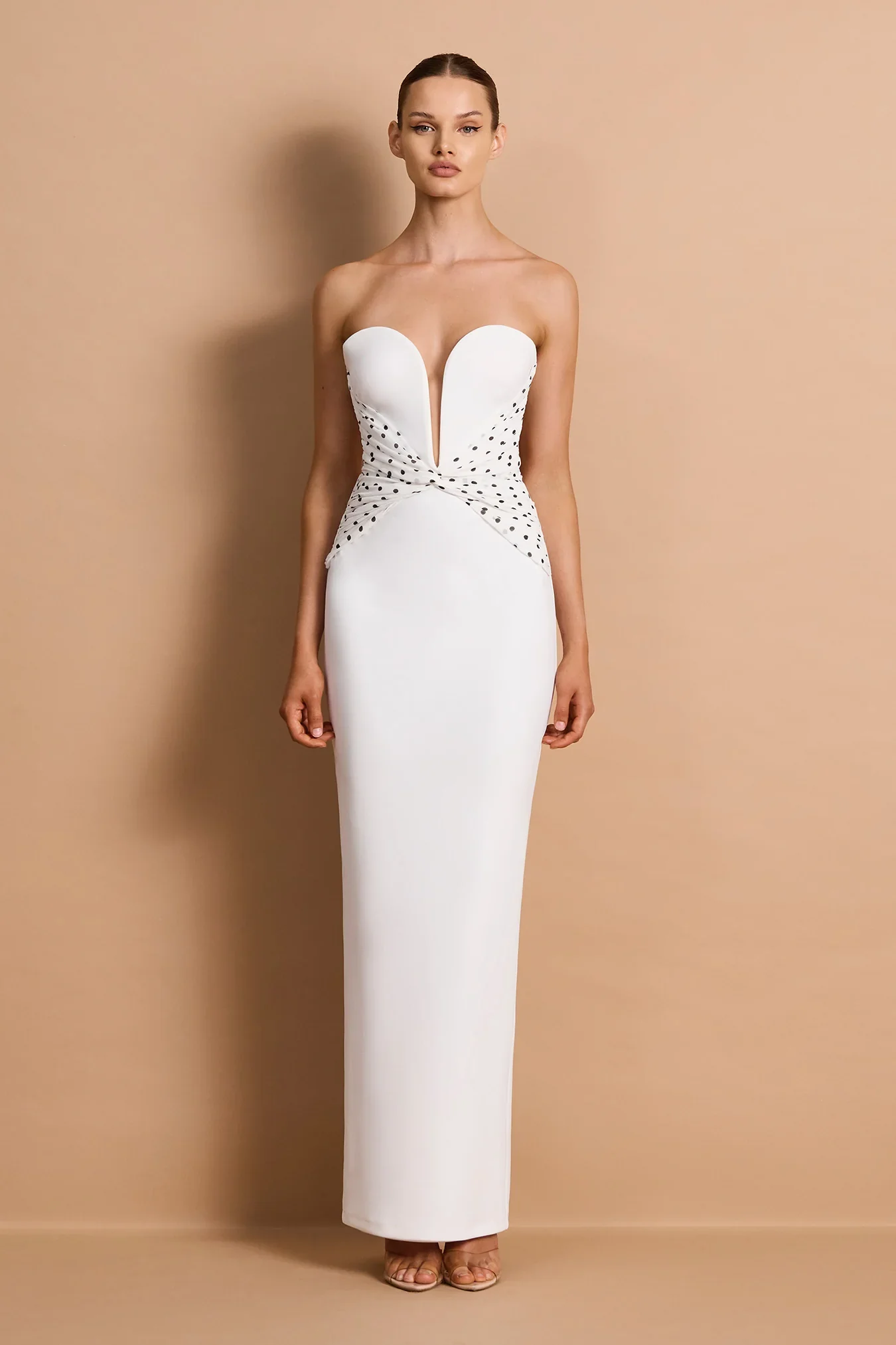 Nookie Paloma Strapless Maxi Dress - Ivory