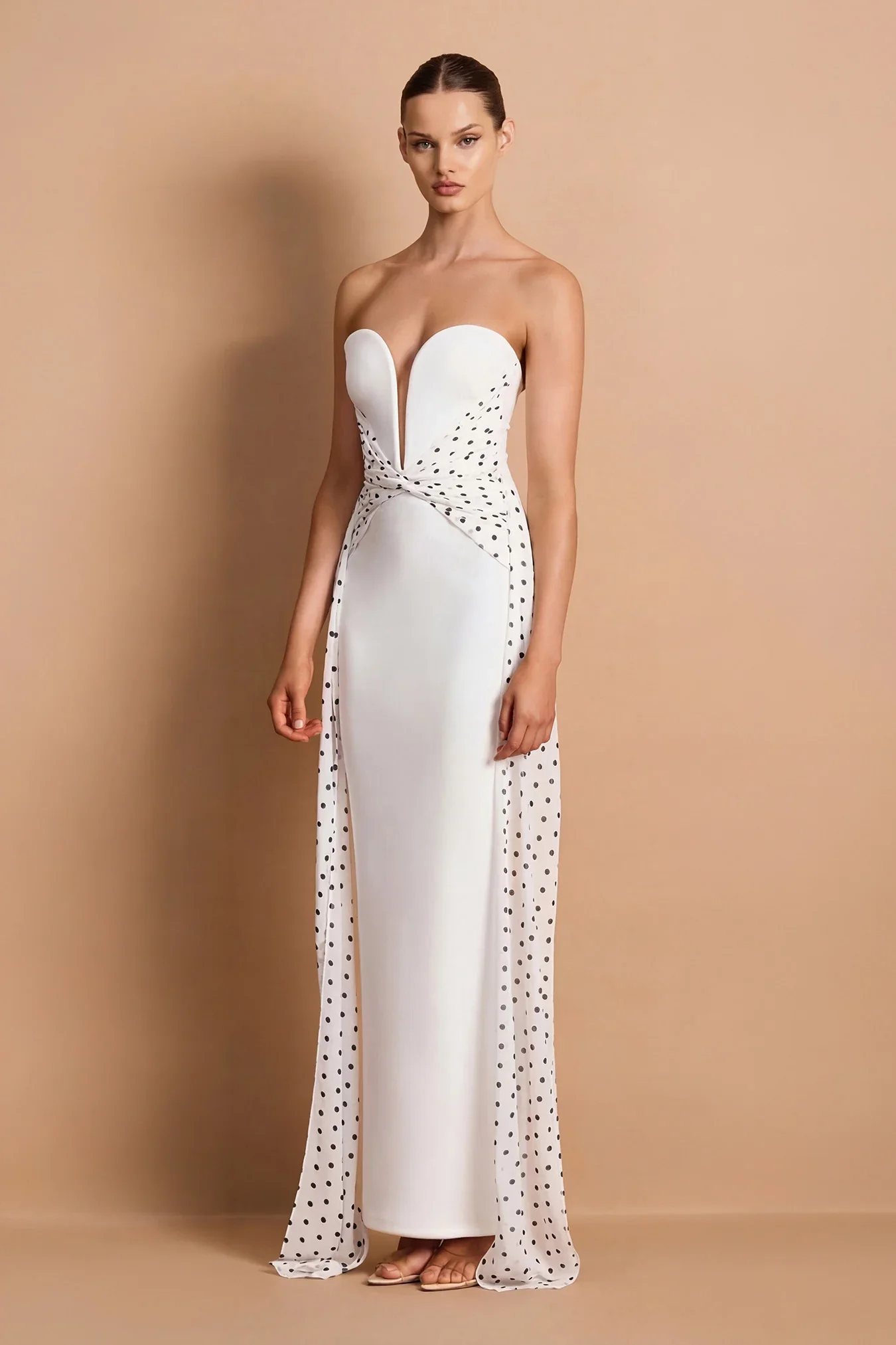 Nookie Paloma Strapless Maxi Dress - Ivory - Image 2