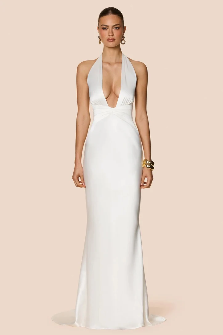 Nookie Scarlet Plunge Gown - Ivory - Image 4