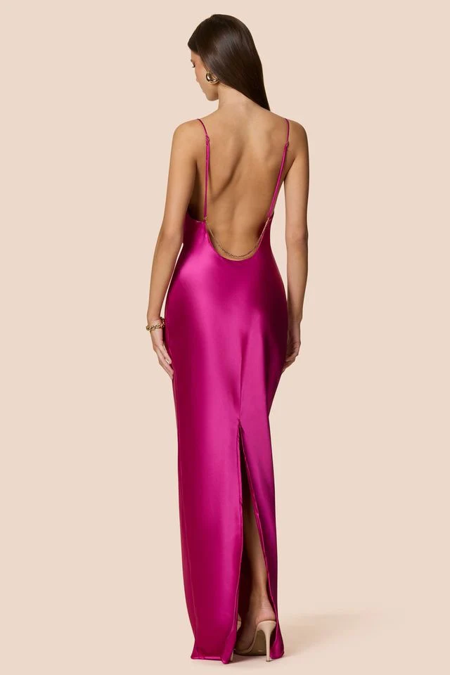 Nookie Valerie Cowl Gown - Magenta - Image 3