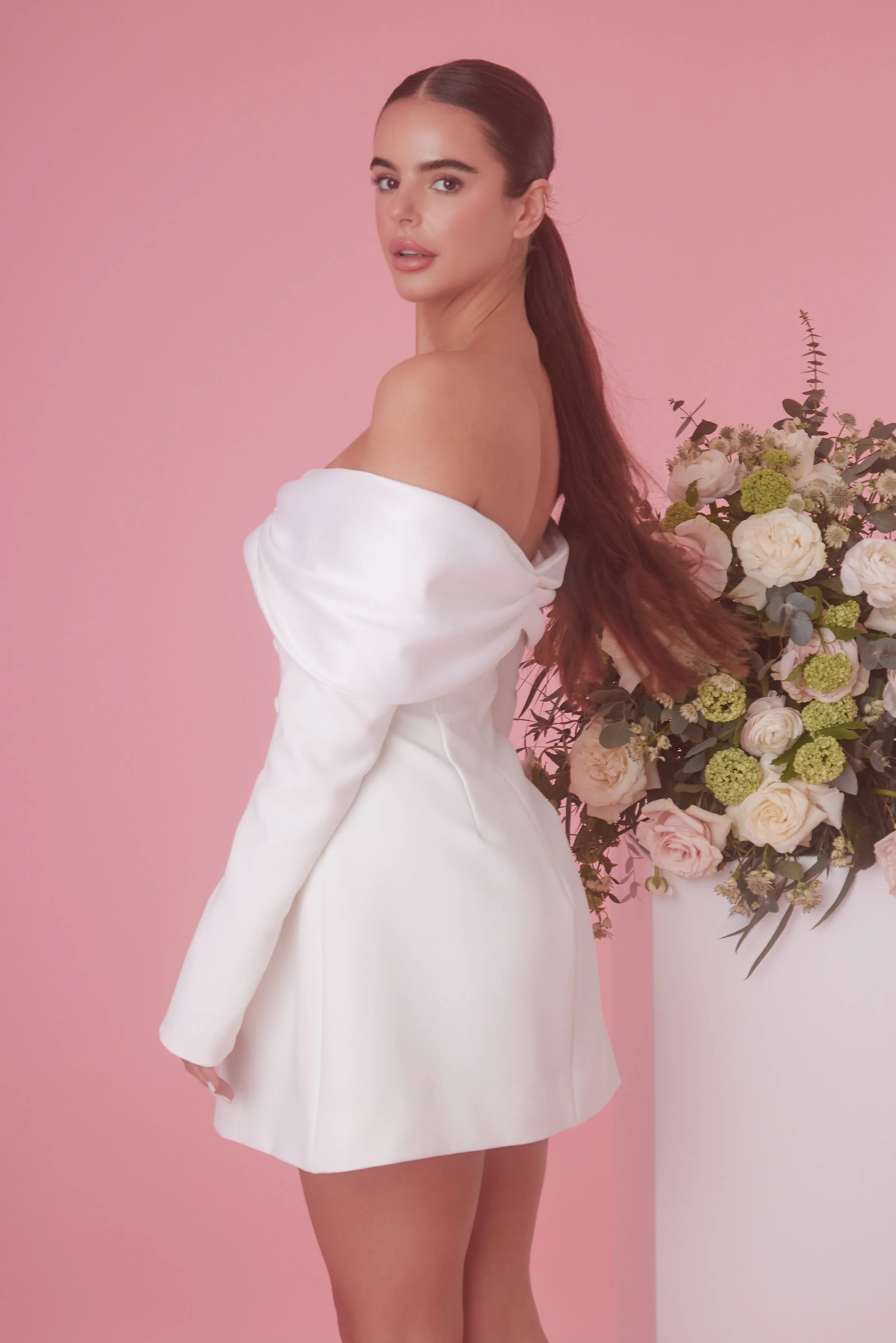 Odd Muse The Ultimate Muse Bow Mini Dress - White - Image 4