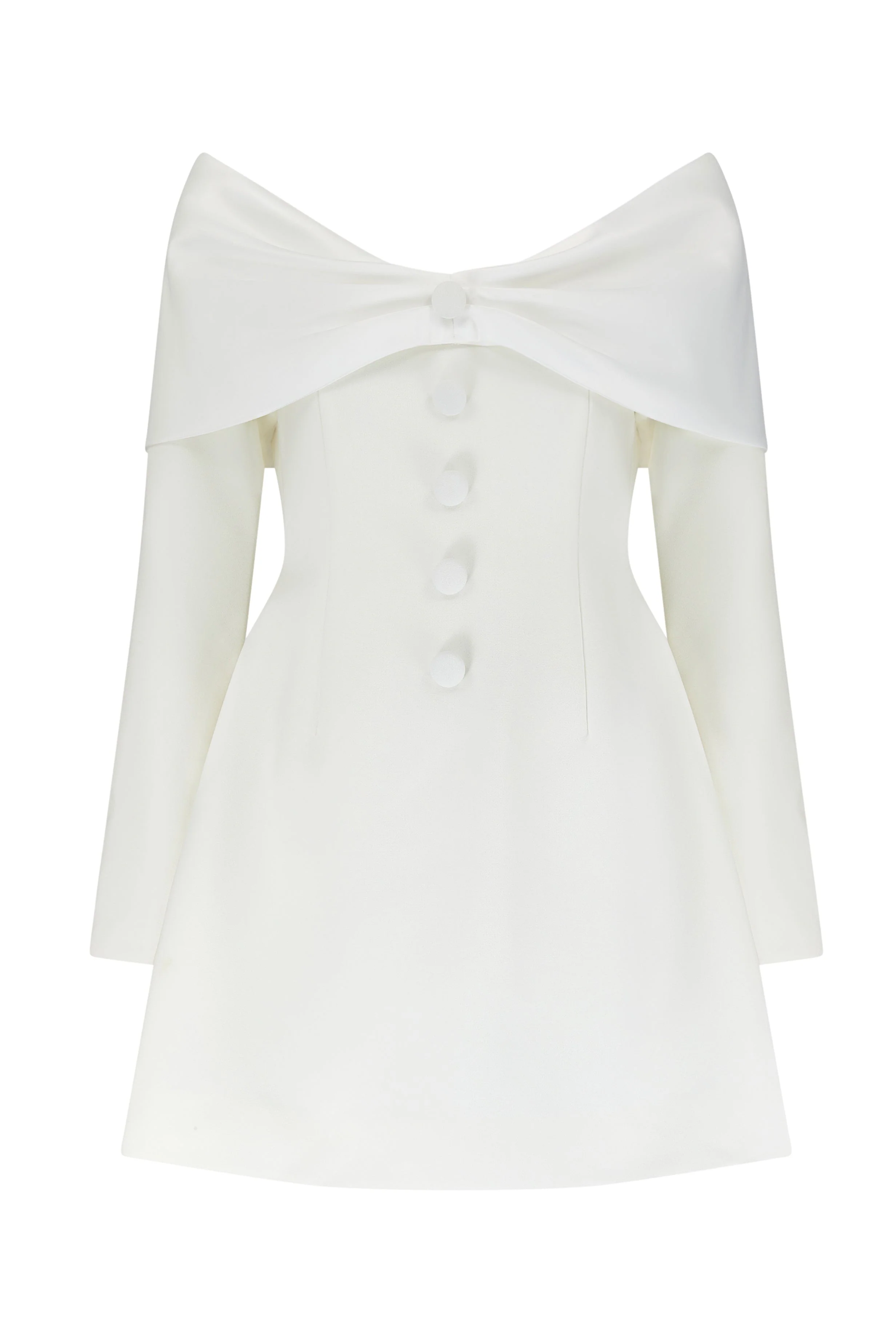 Odd Muse The Ultimate Muse Bow Mini Dress - White - Image 6