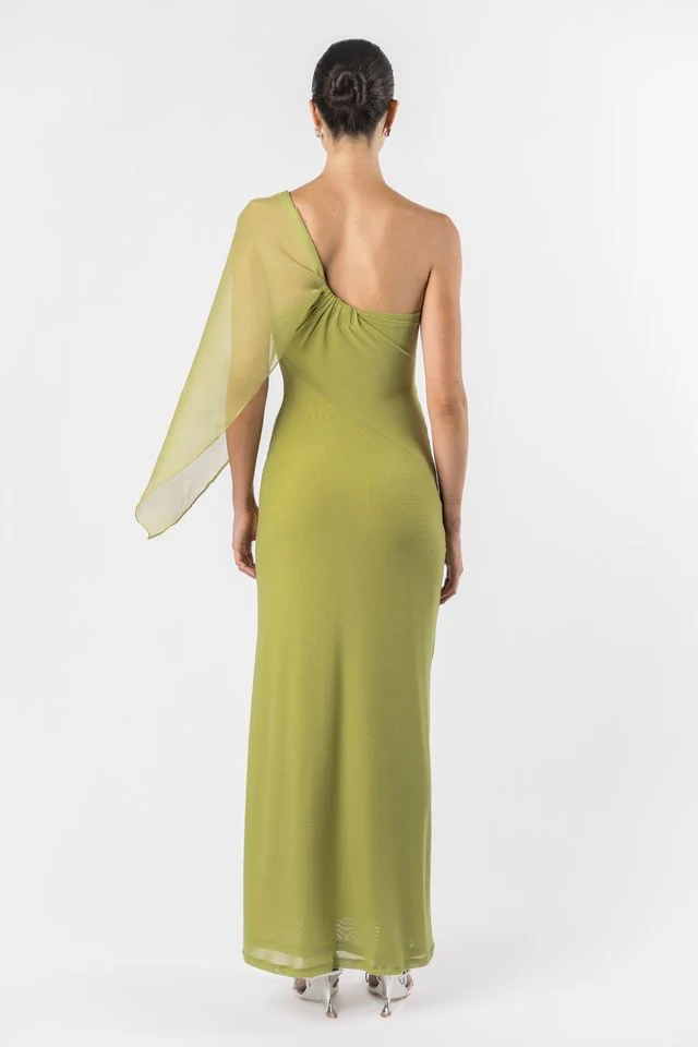 One Fell Faint Slip Dress - Edamame - Image 6