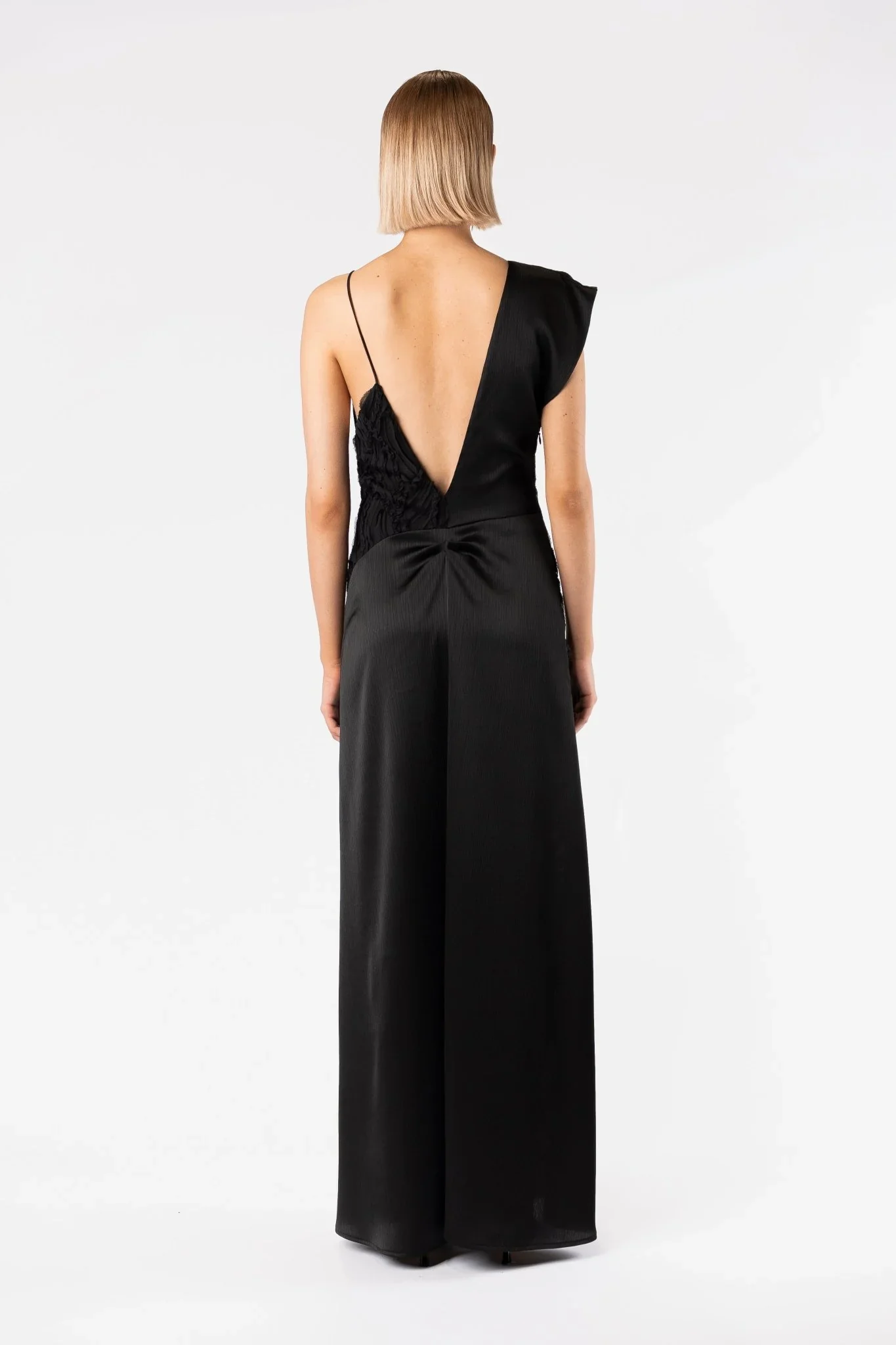 One Fell Swoop Angela Maxi Dress - Obsidian - Image 4
