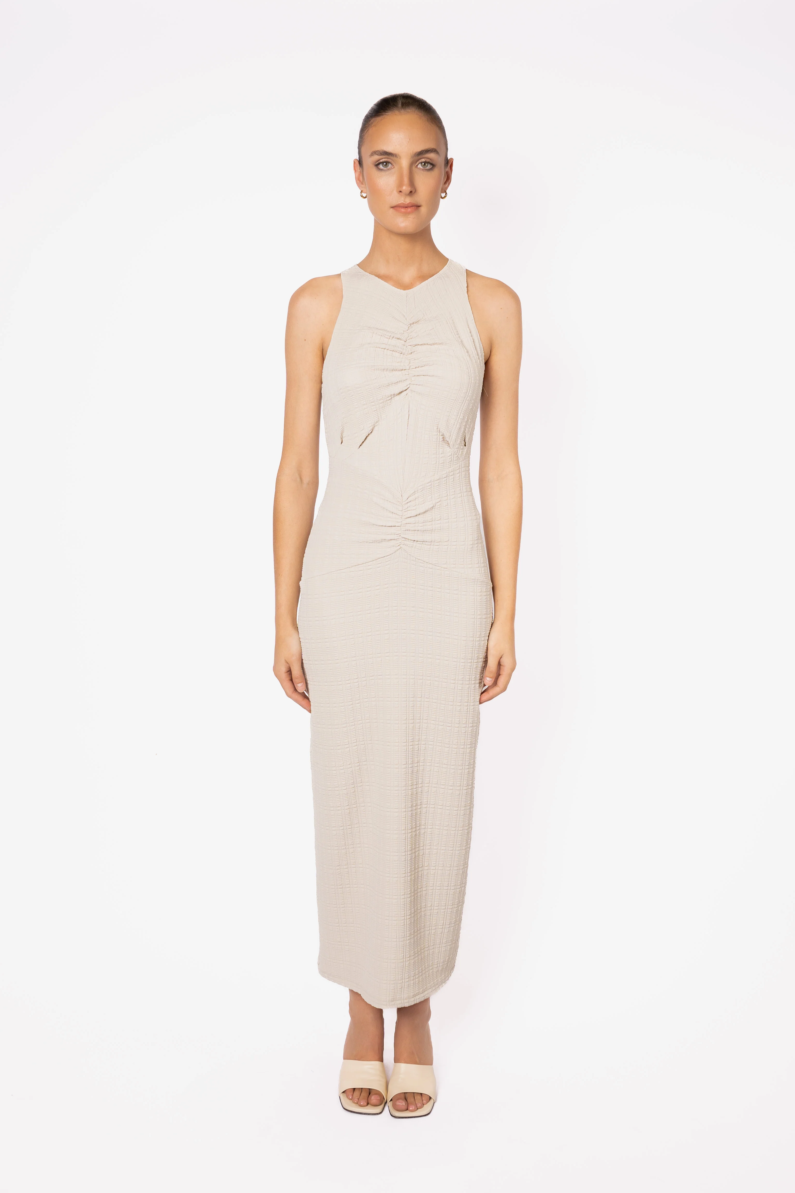 One Fell Swoop Aoki Tank Dress - Wheat