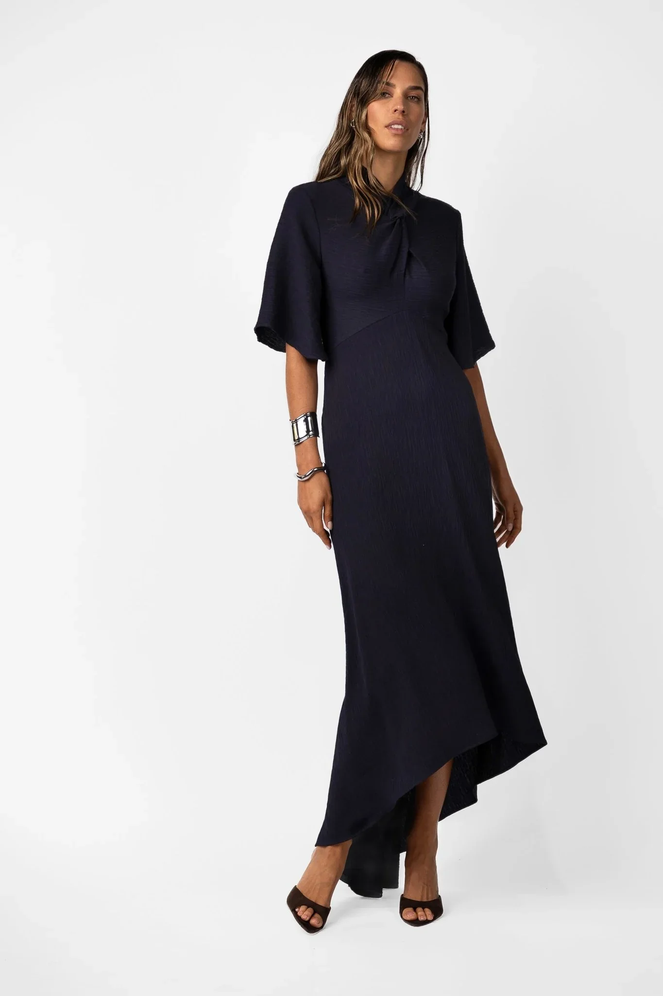 One Fell Swoop Clarion Bell Sleeve Maxi - Nocturne - Image 4