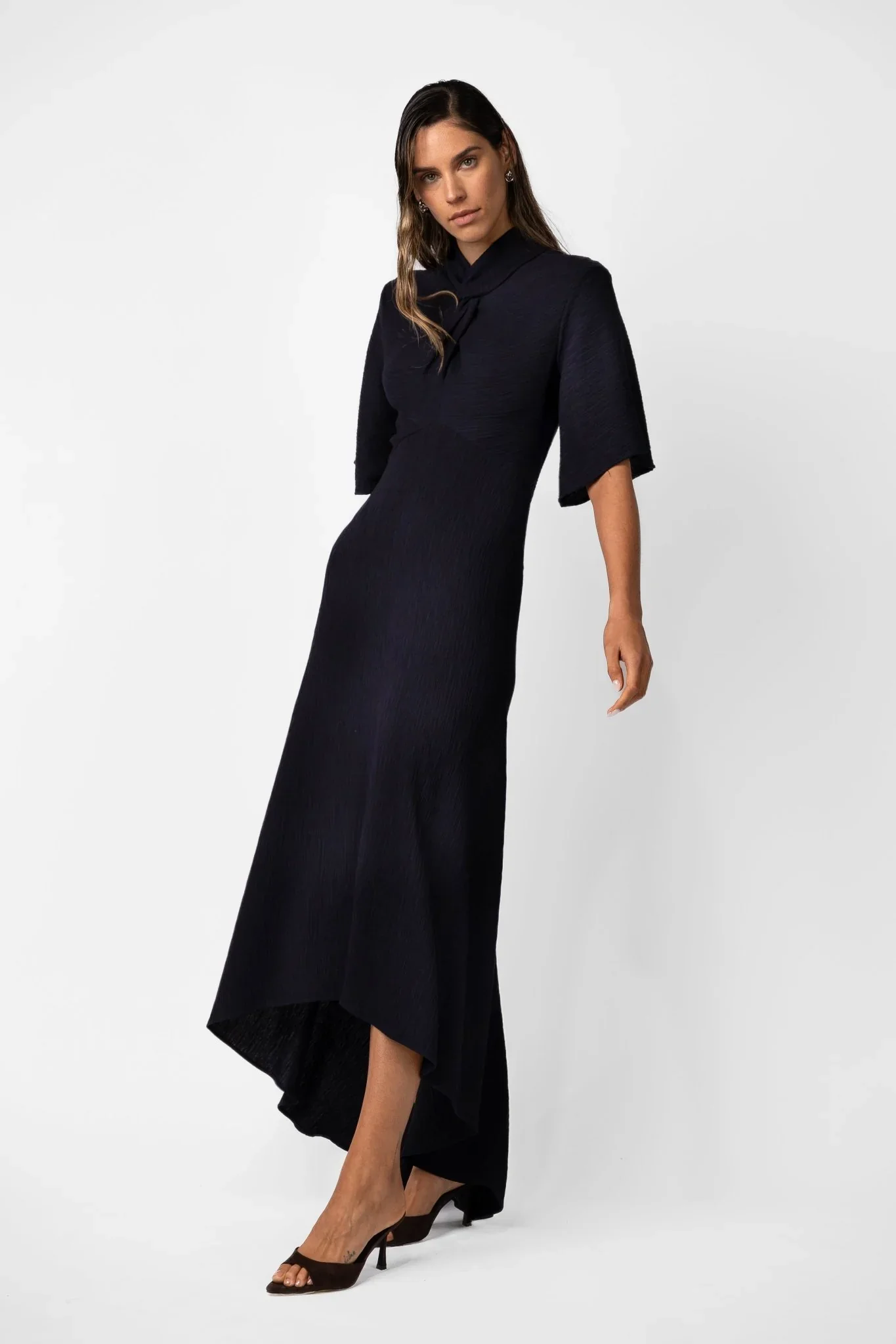One Fell Swoop Clarion Bell Sleeve Maxi - Nocturne - Image 5