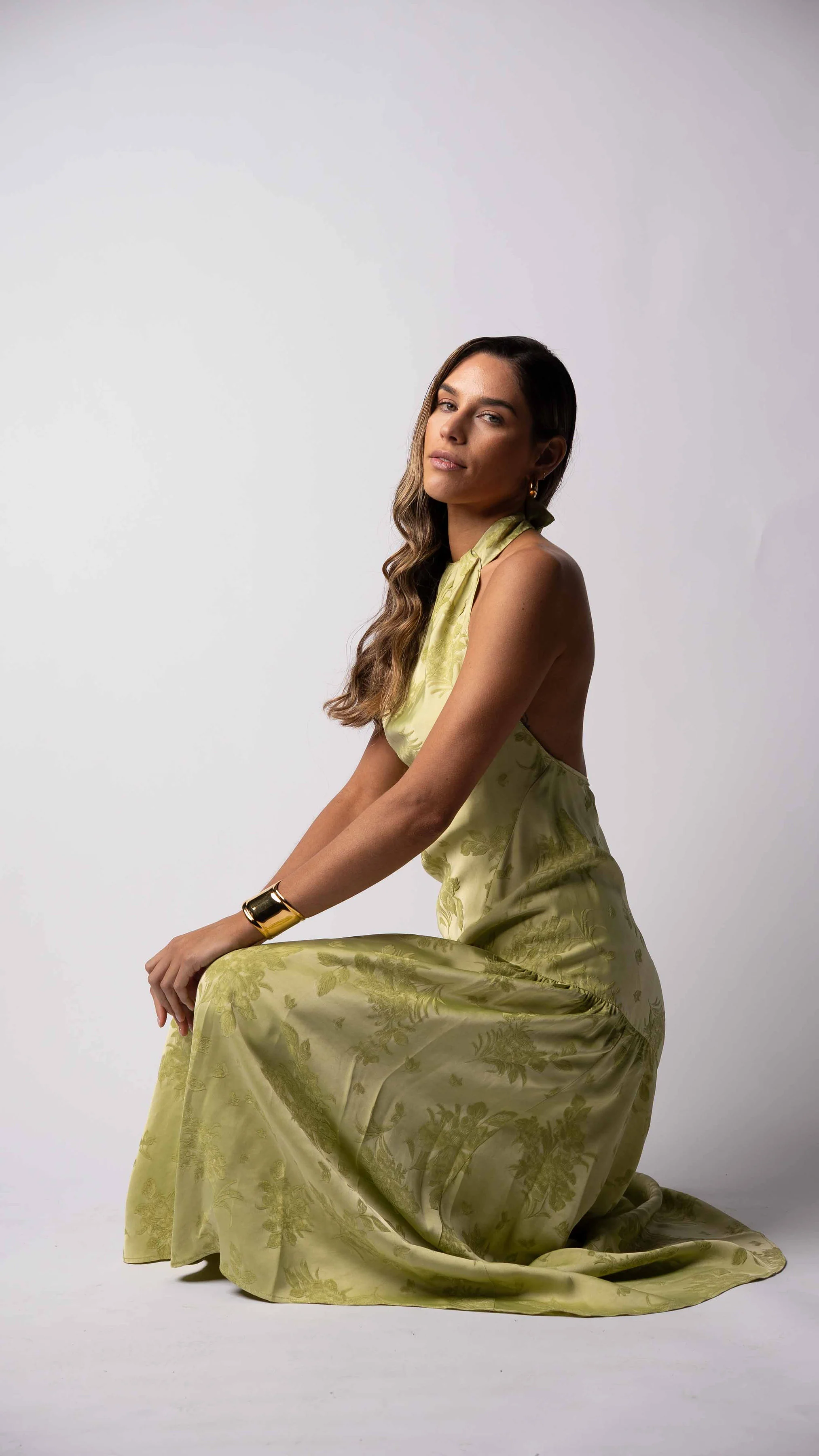 One Fell Swoop Gemma Dress - Kimono Brocade - Image 4