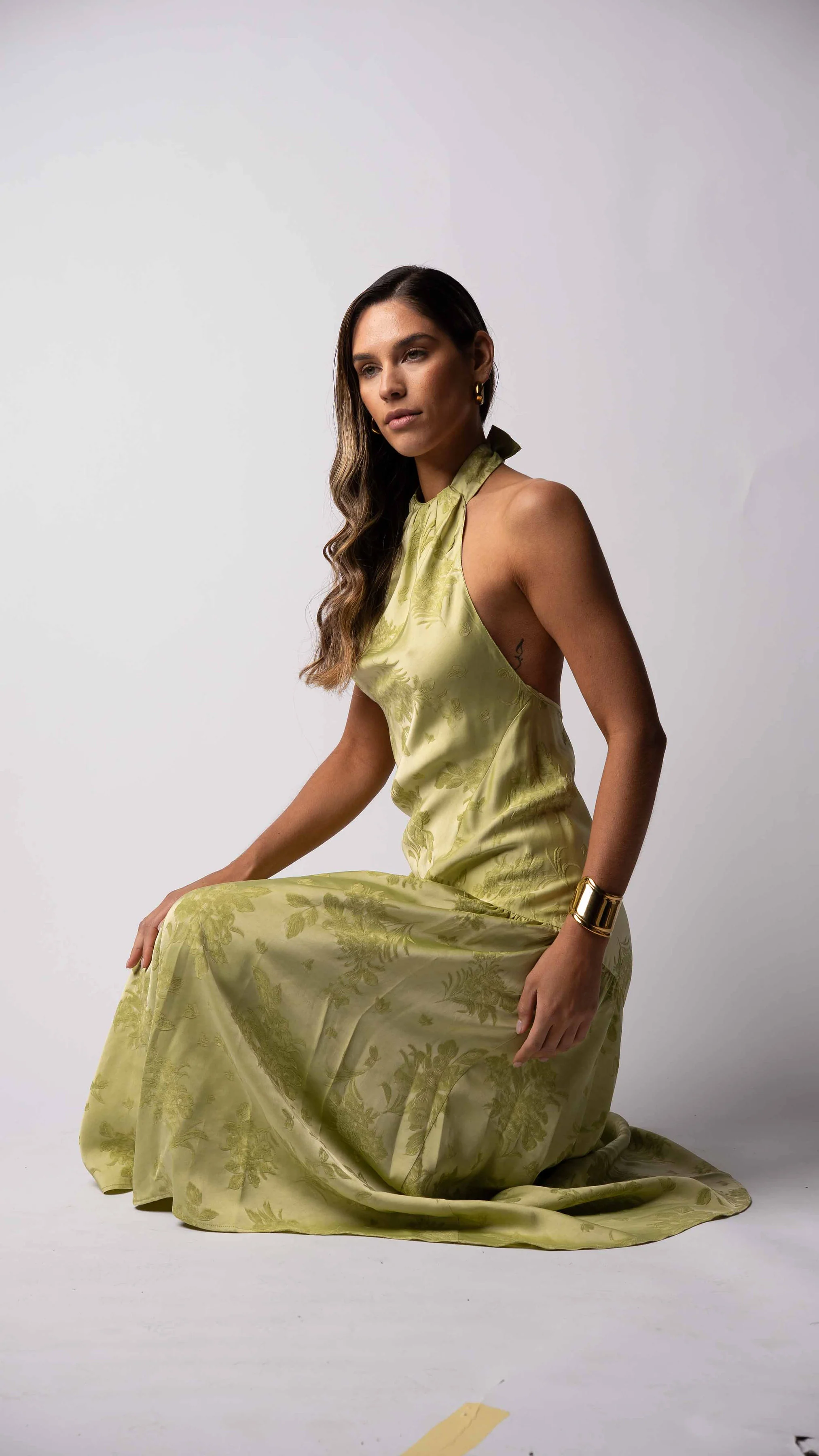 One Fell Swoop Gemma Dress - Kimono Brocade - Image 5
