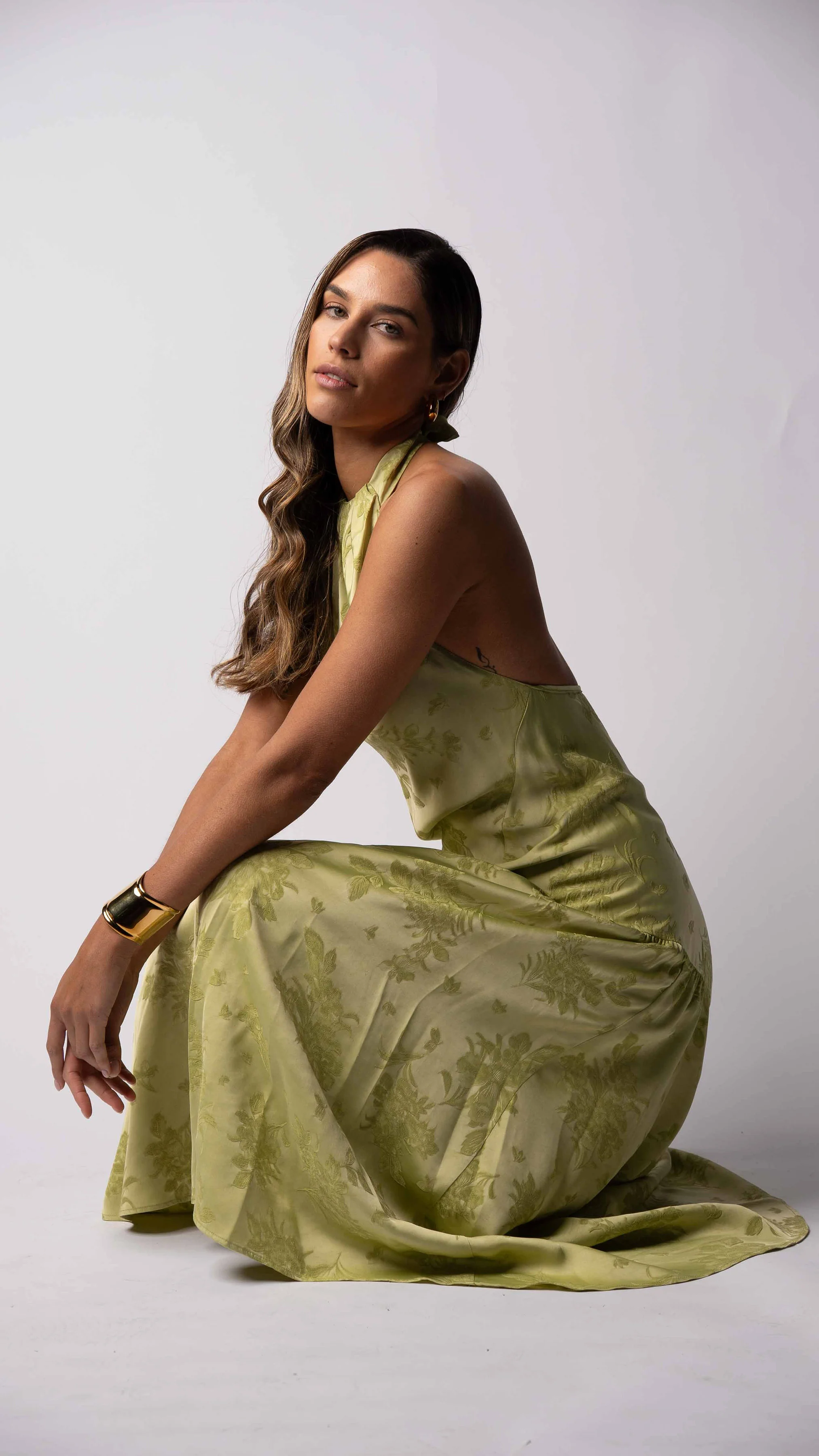 One Fell Swoop Gemma Dress - Kimono Brocade - Image 6
