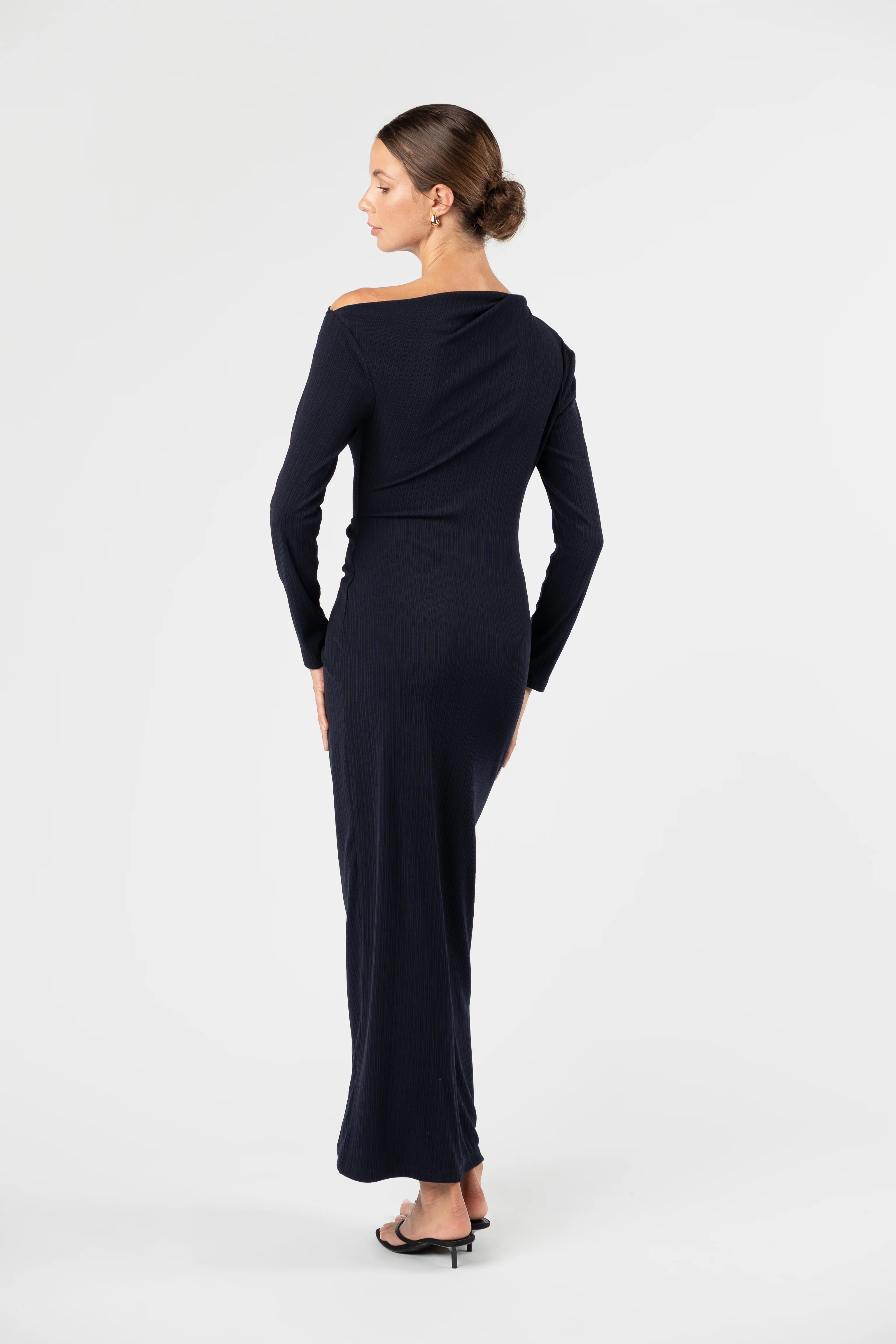 One Fell Swoop Kat Maxi Dress - Midnight - Image 7