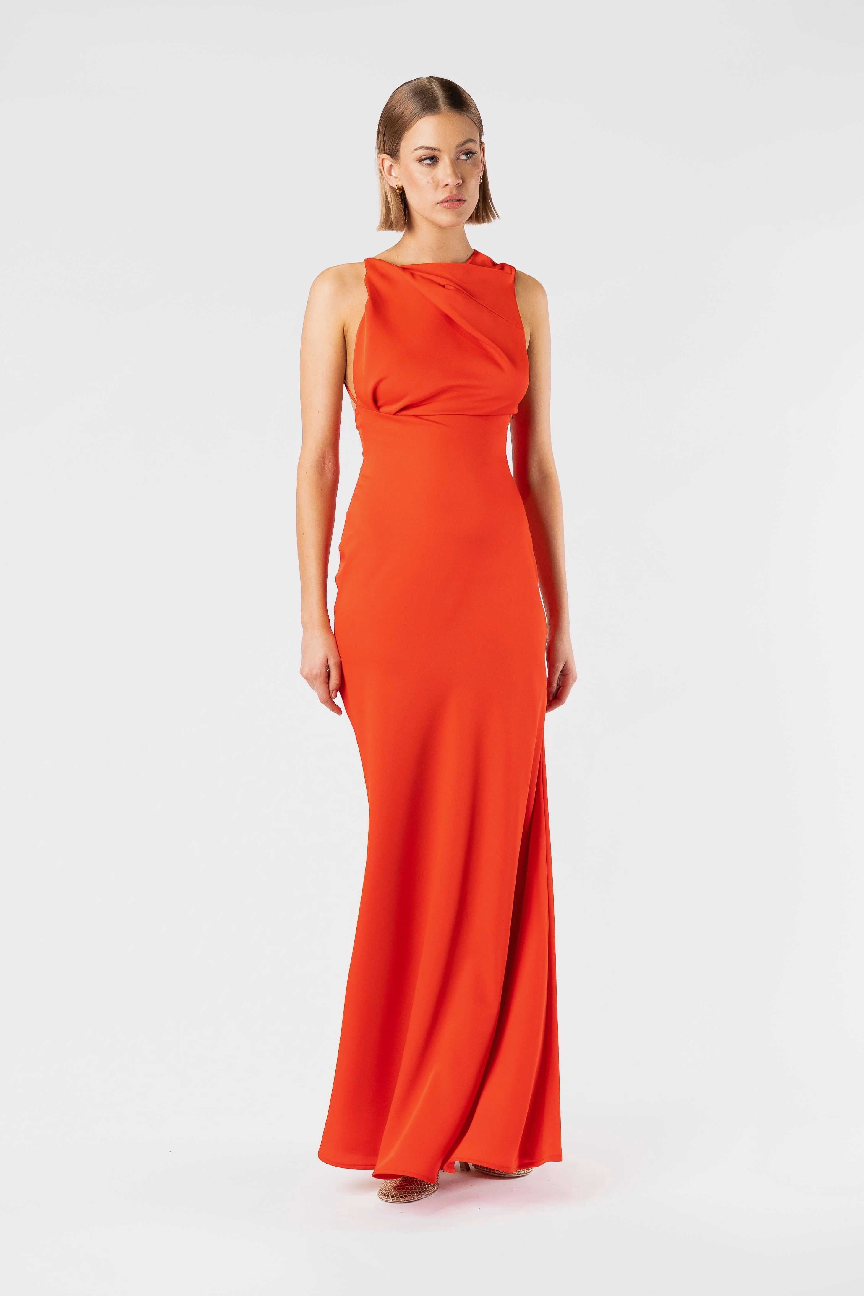 One Fell Swoop Kota Maxi Dress - Pimento - Image 3