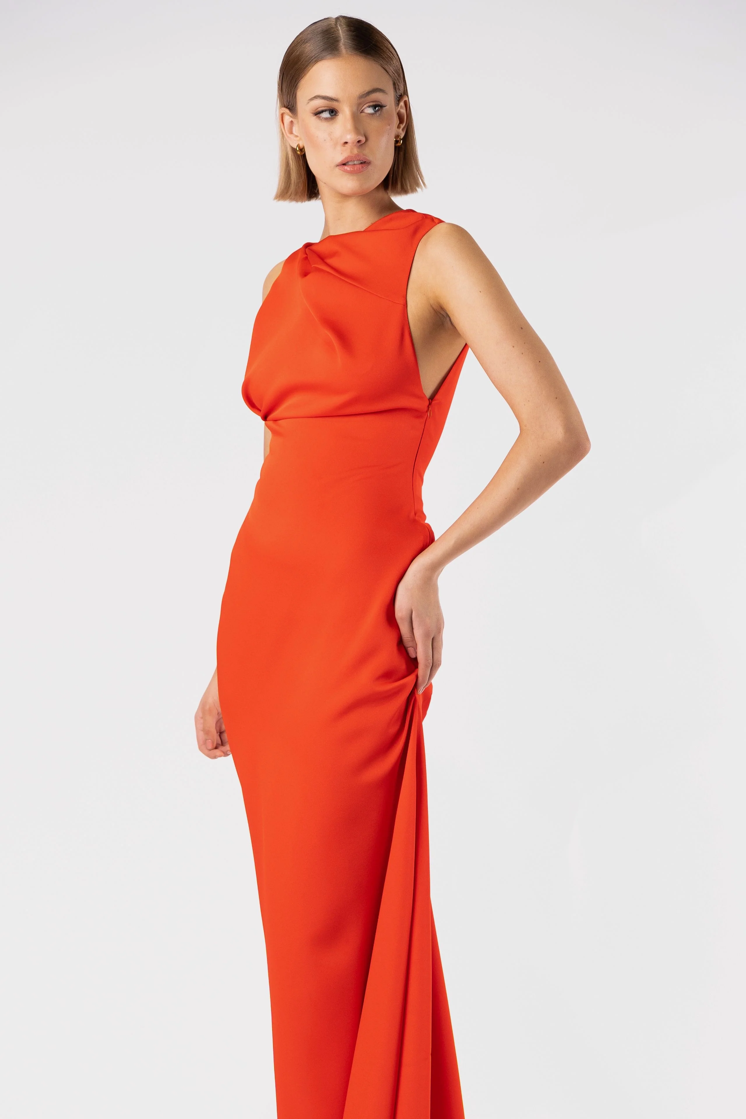 One Fell Swoop Kota Maxi Dress - Pimento - Image 6