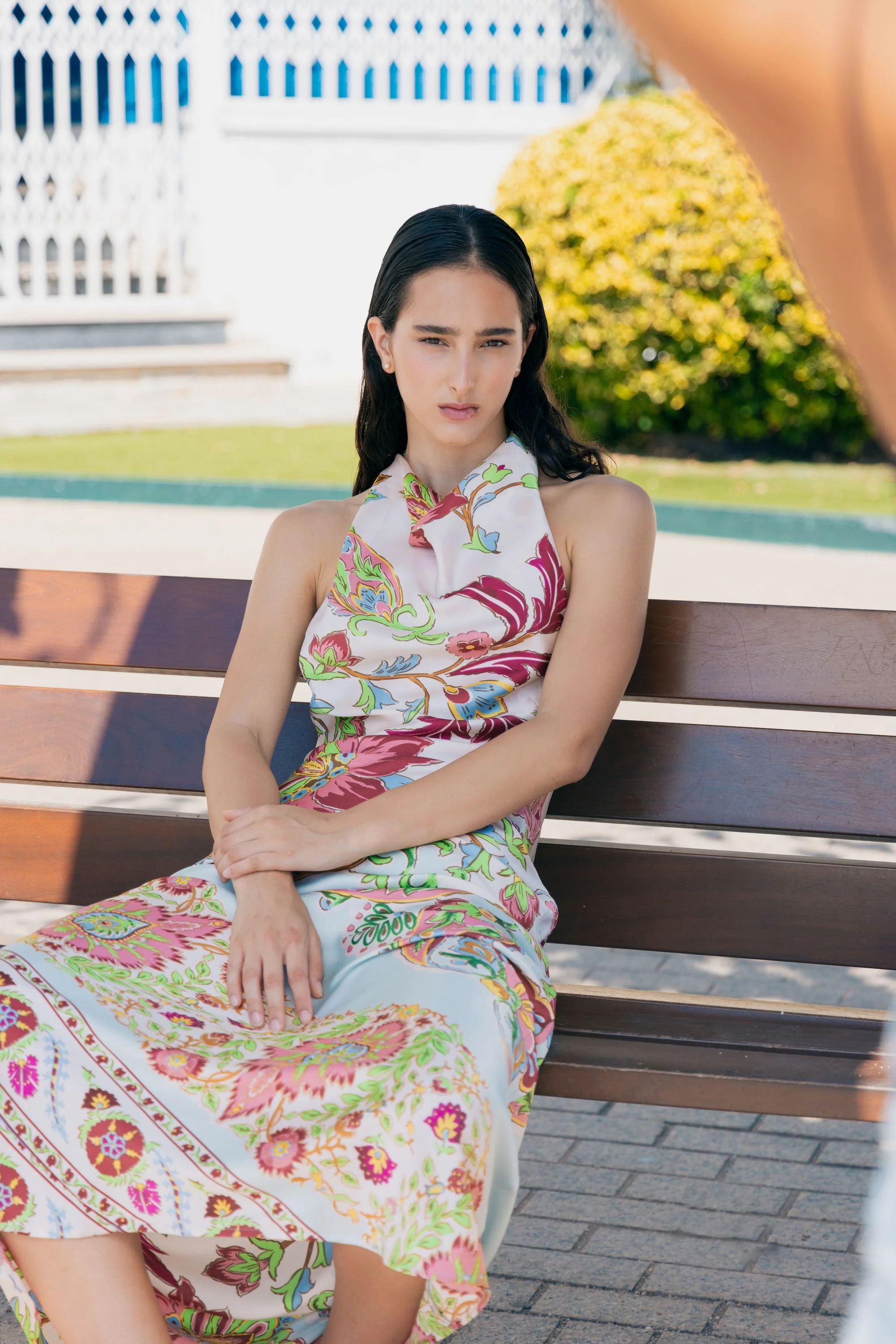 One Fell Swoop Kristina Dress - Romani Skyline - Image 4