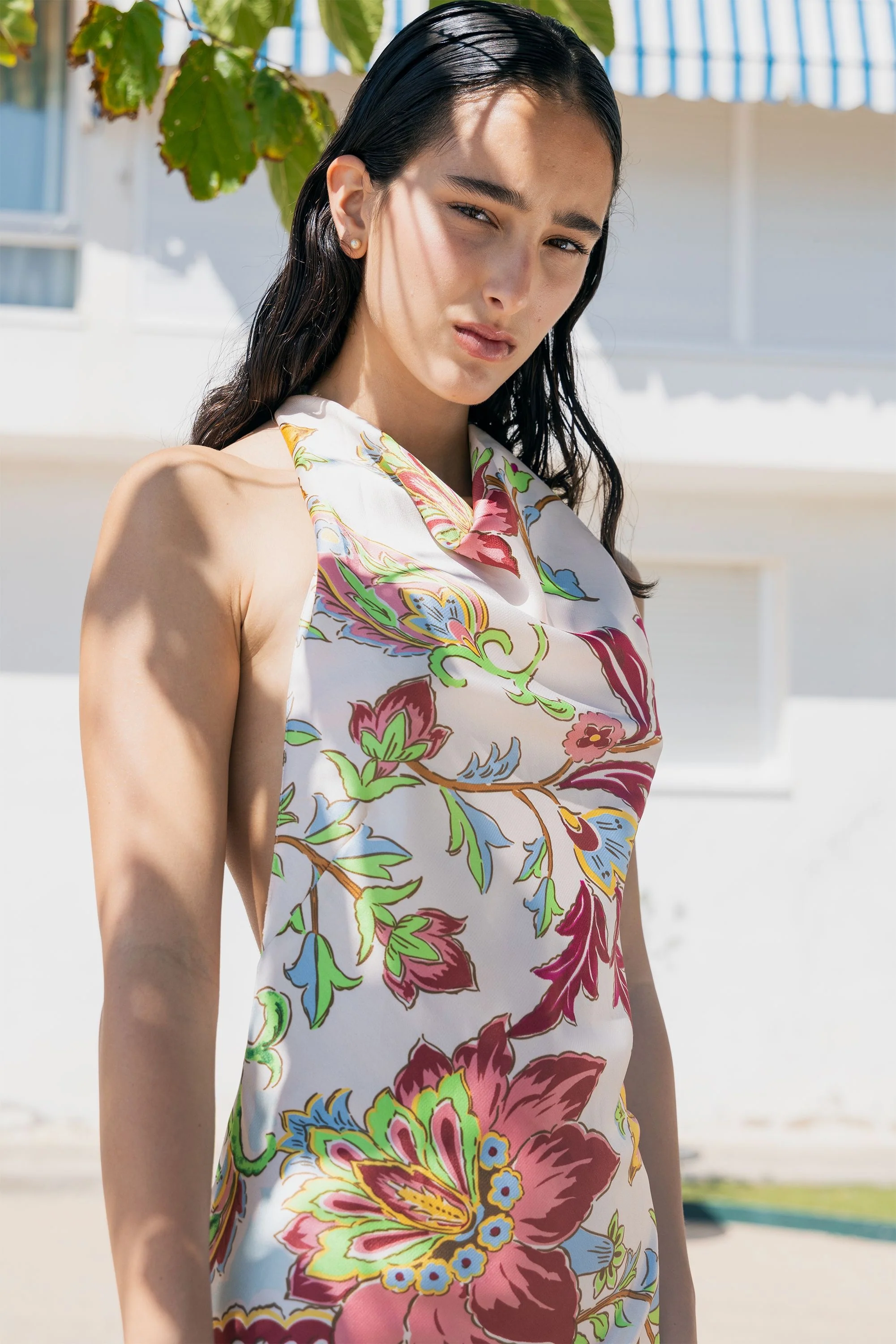 One Fell Swoop Kristina Dress - Romani Skyline - Image 5