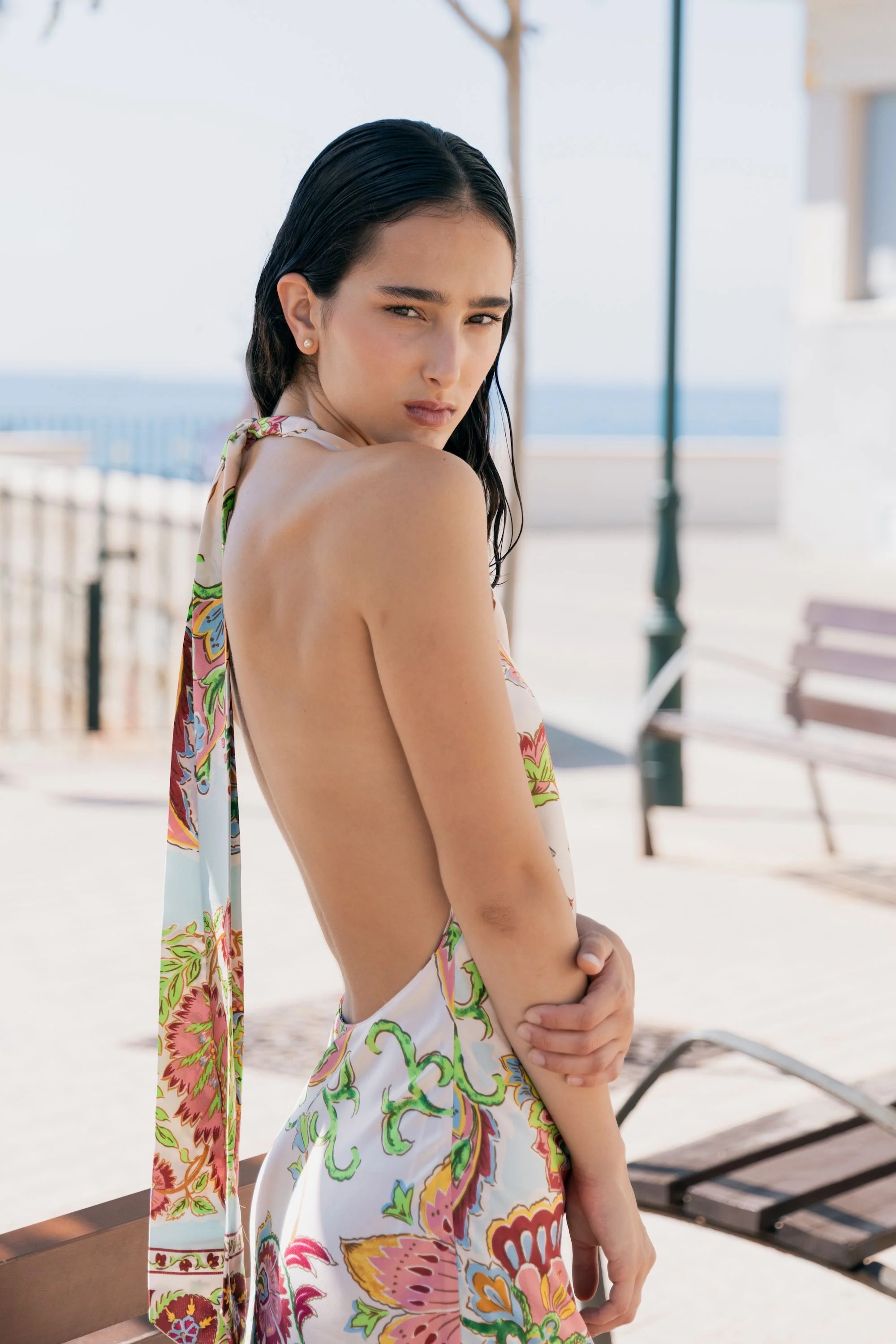 One Fell Swoop Kristina Dress - Romani Skyline - Image 6
