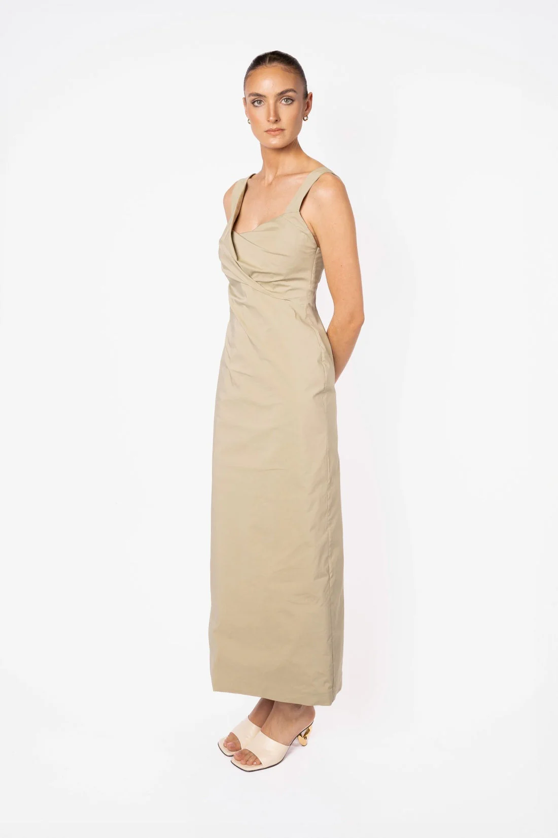 One Fell Swoop Lygia Dress - Tea - Image 5