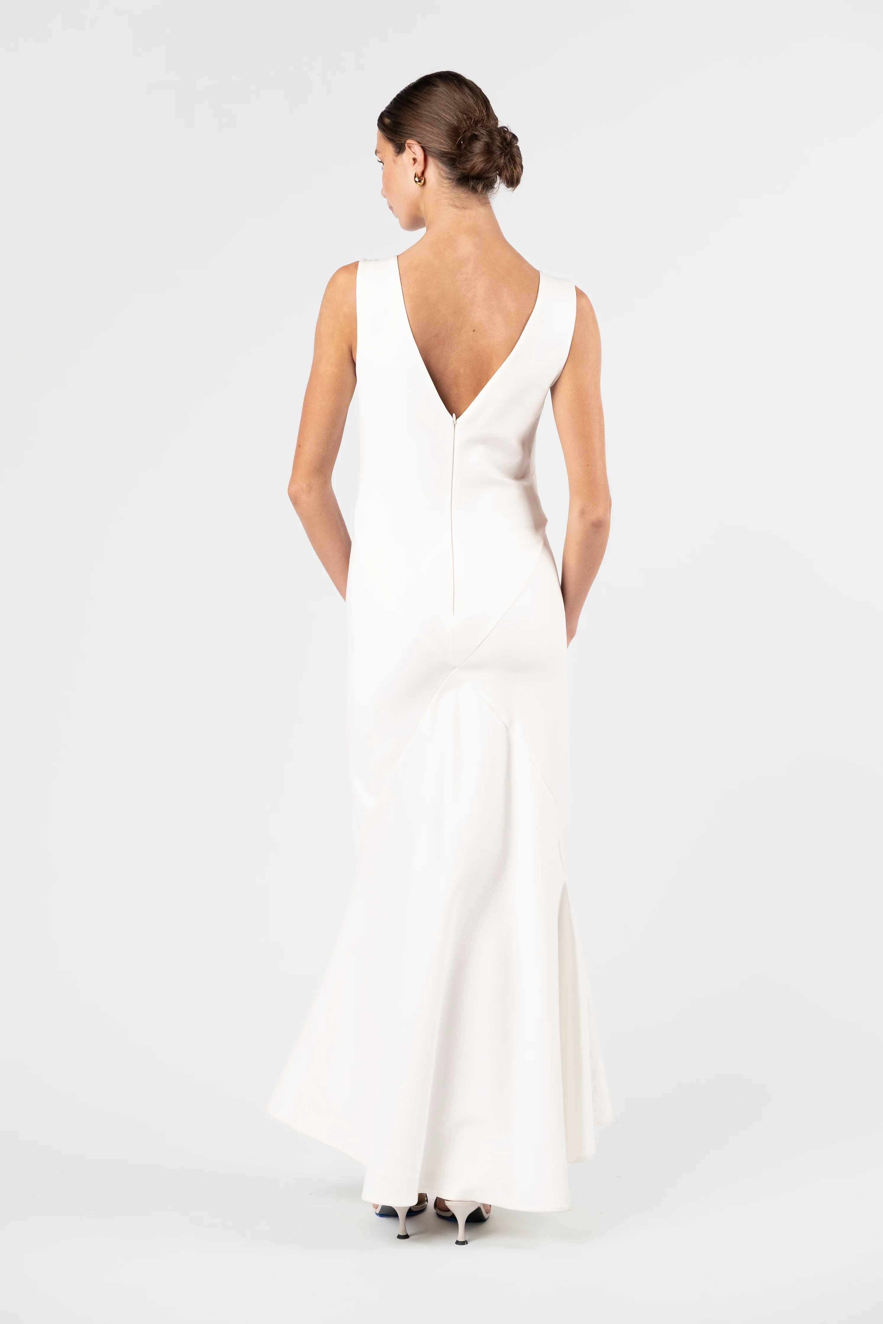 One Fell Swoop Monica Gown - Sicilian White - Image 9