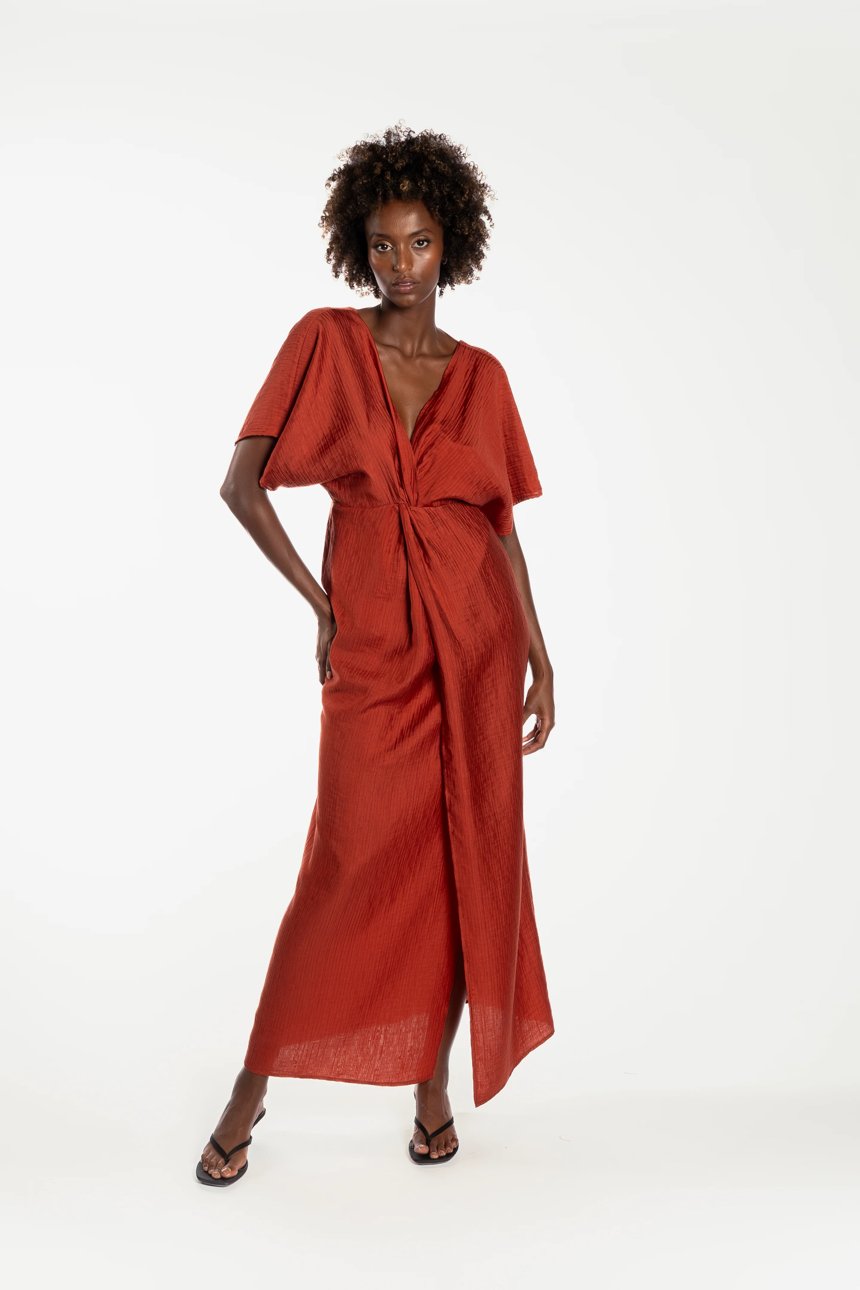 One Fell Swoop Provence Maxi Dress - Amber - Image 3
