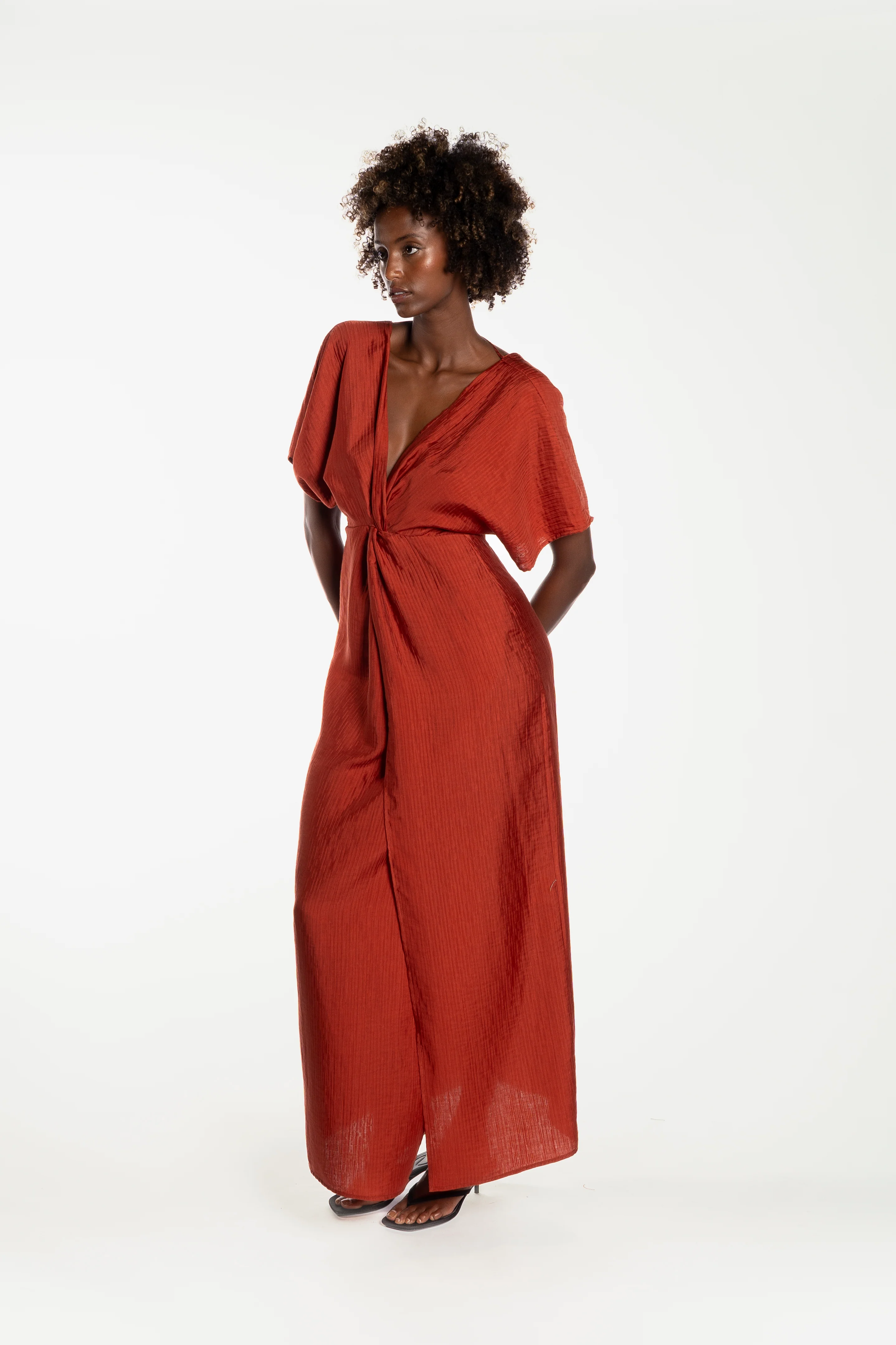 One Fell Swoop Provence Maxi Dress - Amber - Image 5