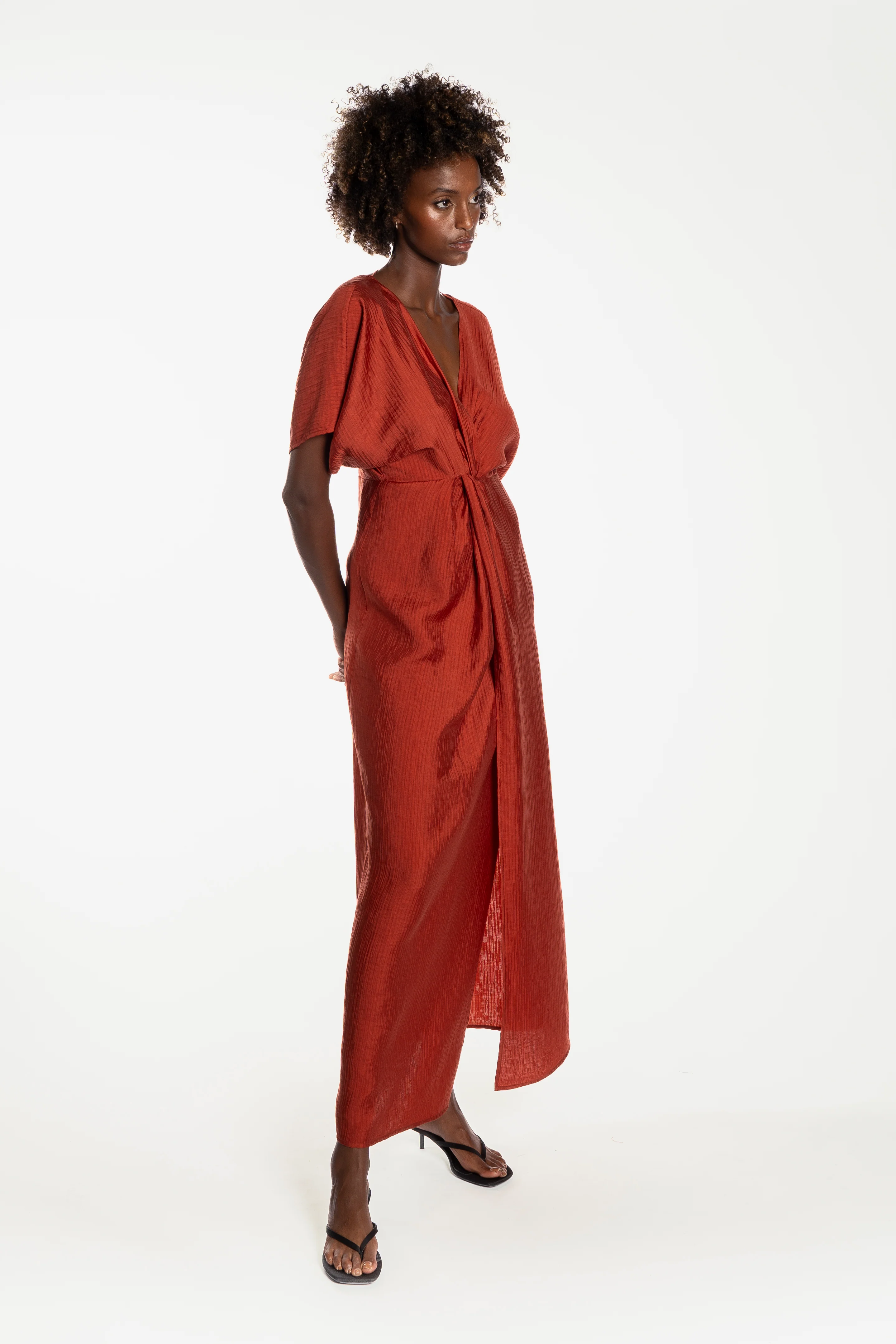 One Fell Swoop Provence Maxi Dress - Amber - Image 7