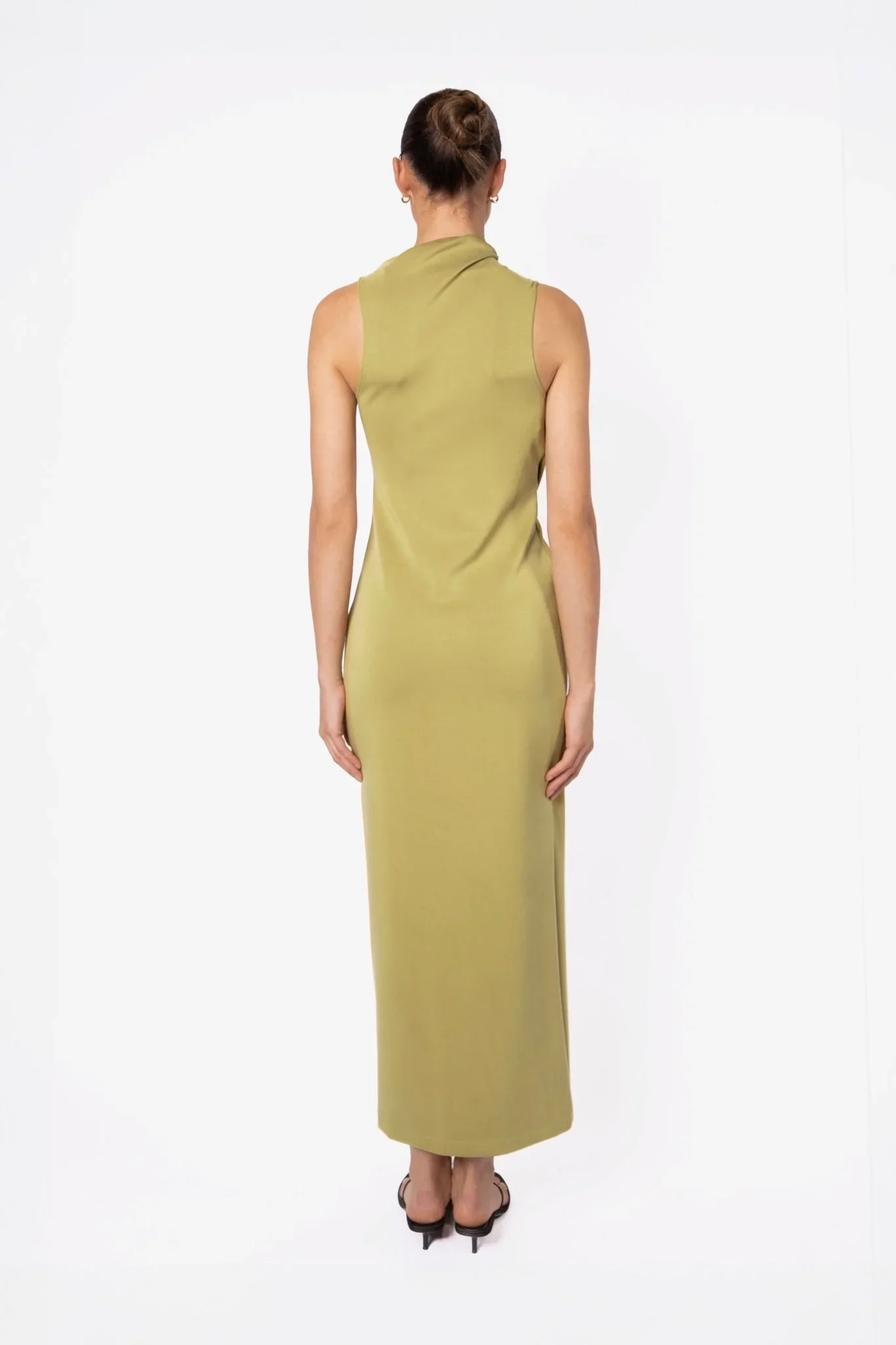 One Fell Swoop Sculpted Stretch Dress - Wasabi - Image 6
