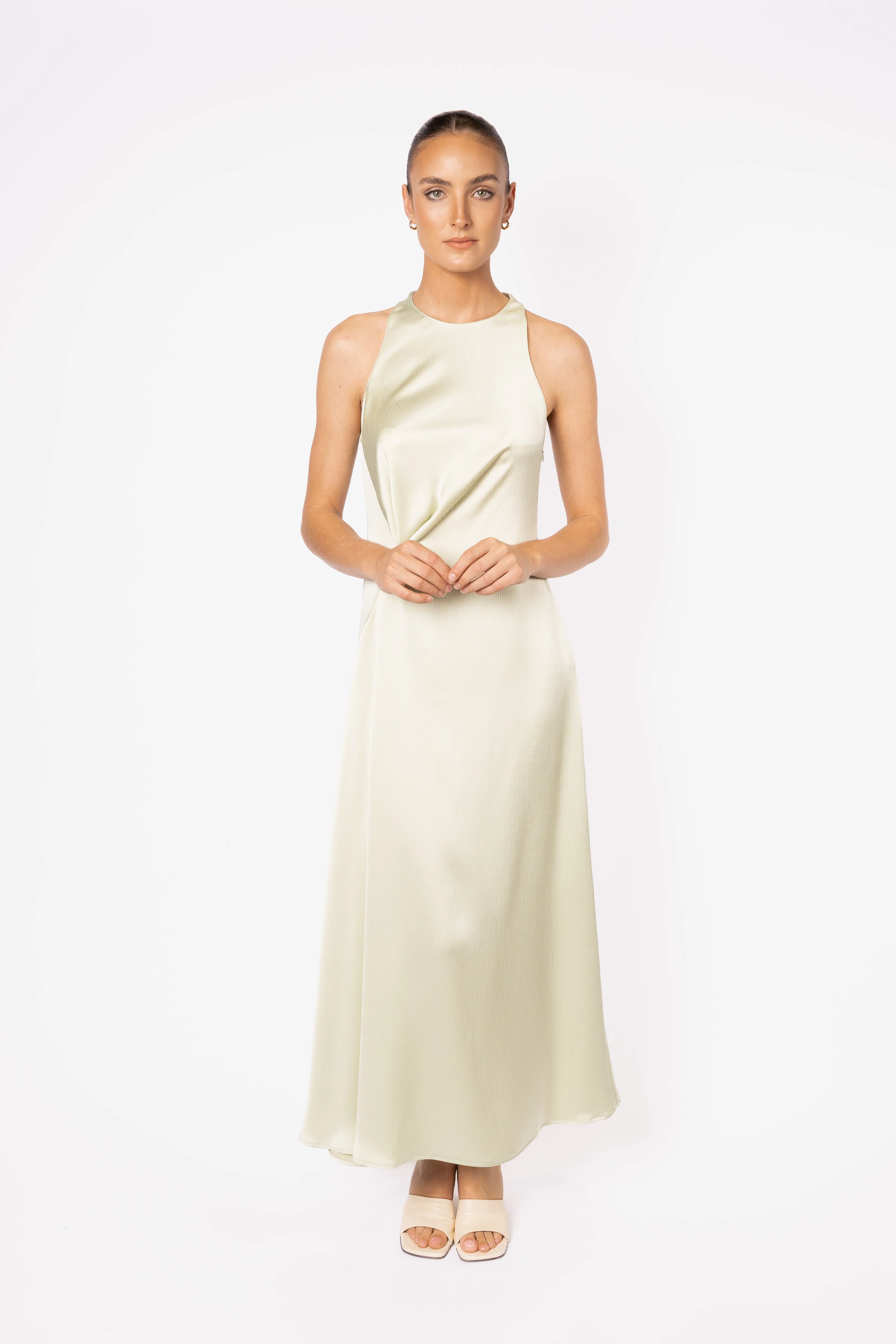 One Fell Swoop Sloane Dress - Honeydew - Image 5