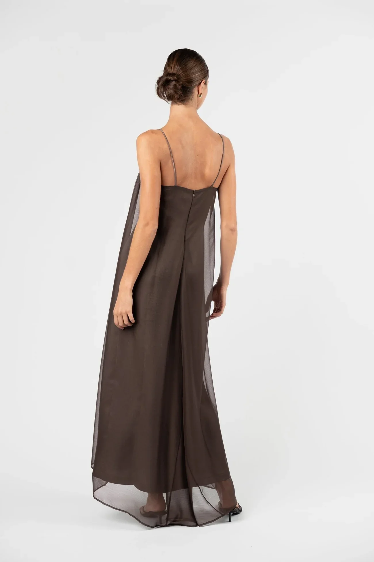 One Fell Swoop Twilight Maxi Dress - Truffle - Image 4