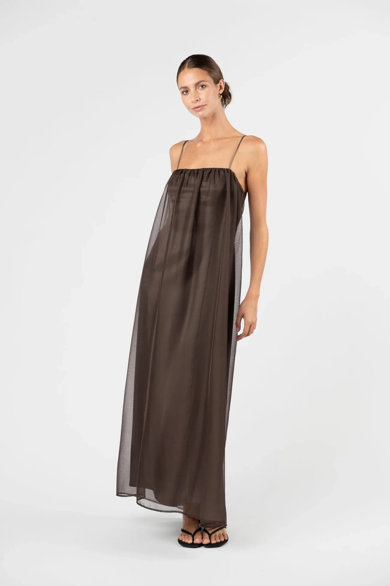 One Fell Swoop Twilight Maxi Dress - Truffle - Image 5