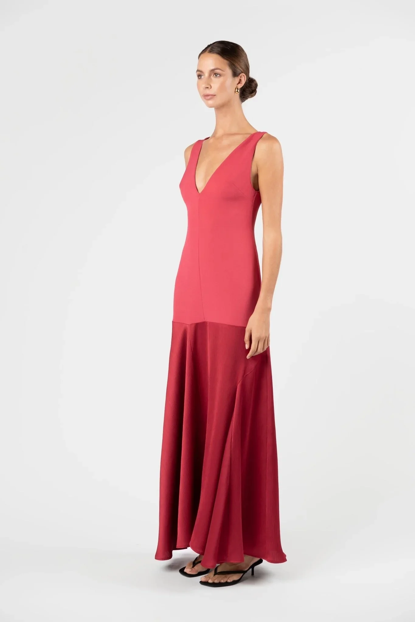 One Fell Swoop Venetian Maxi Dress - Venetian Red - Image 4