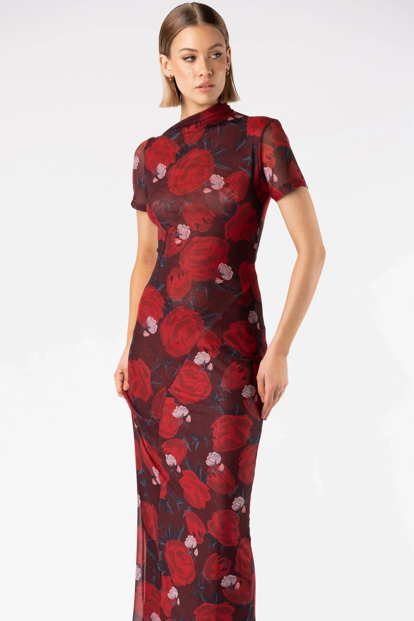 One Fell Swoop Vortex Stretch Dress - Briar Rose - Image 2