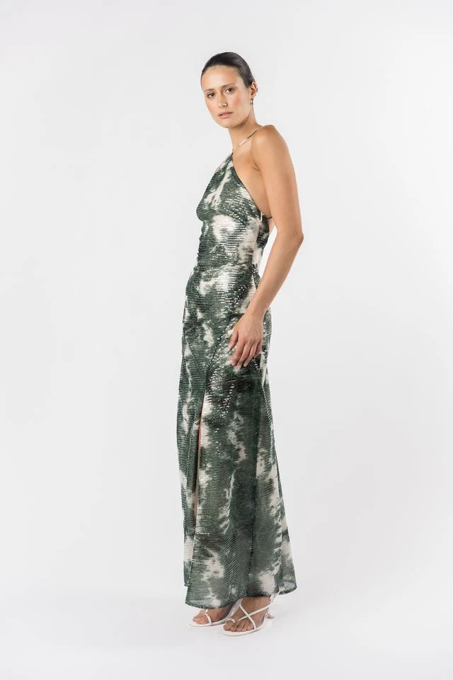One Fell Swoop Yuki Maxi Dress - Midori Shibori - Image 5