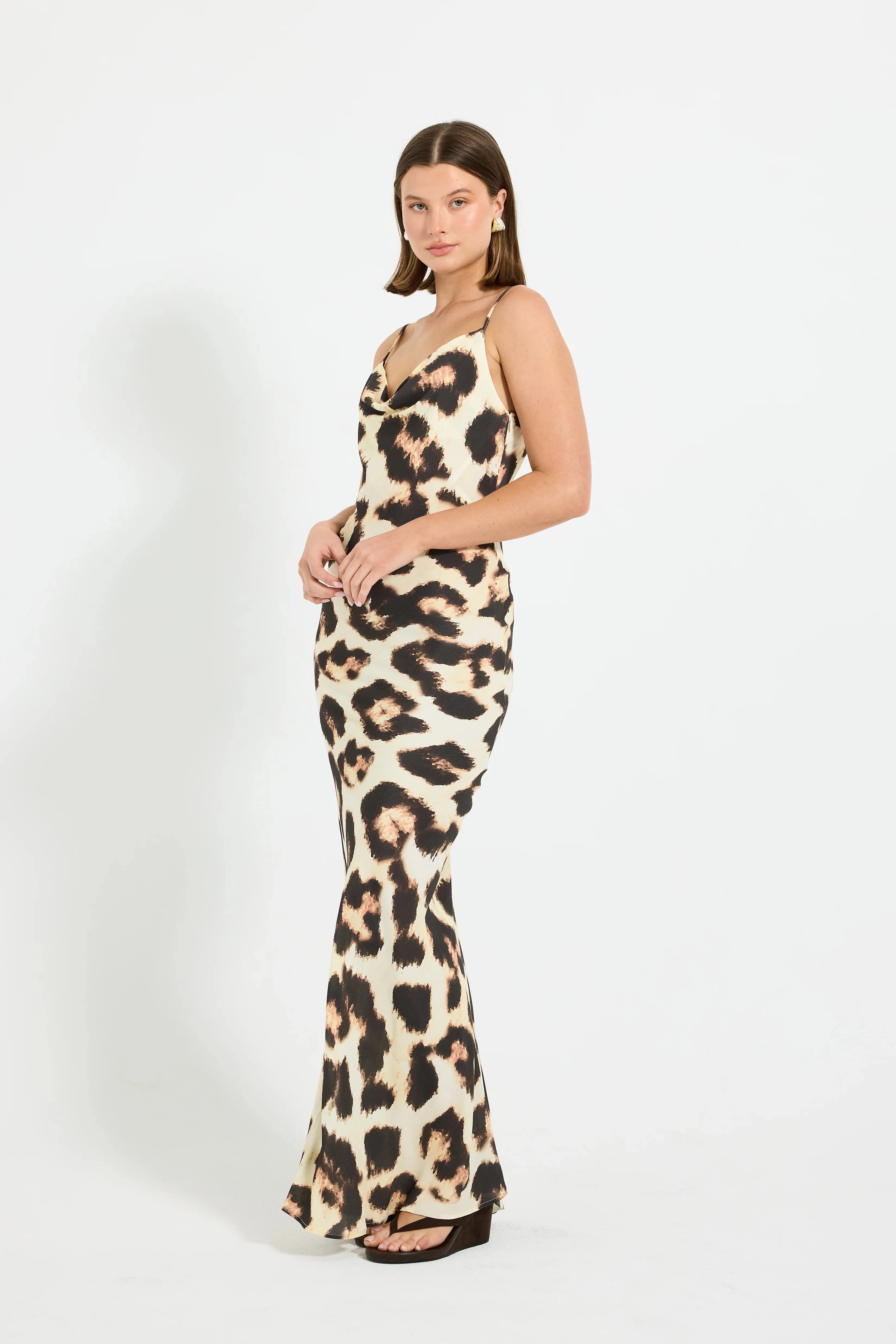 Pasduchas Alba Cowl Maxi - Leopard - Image 2