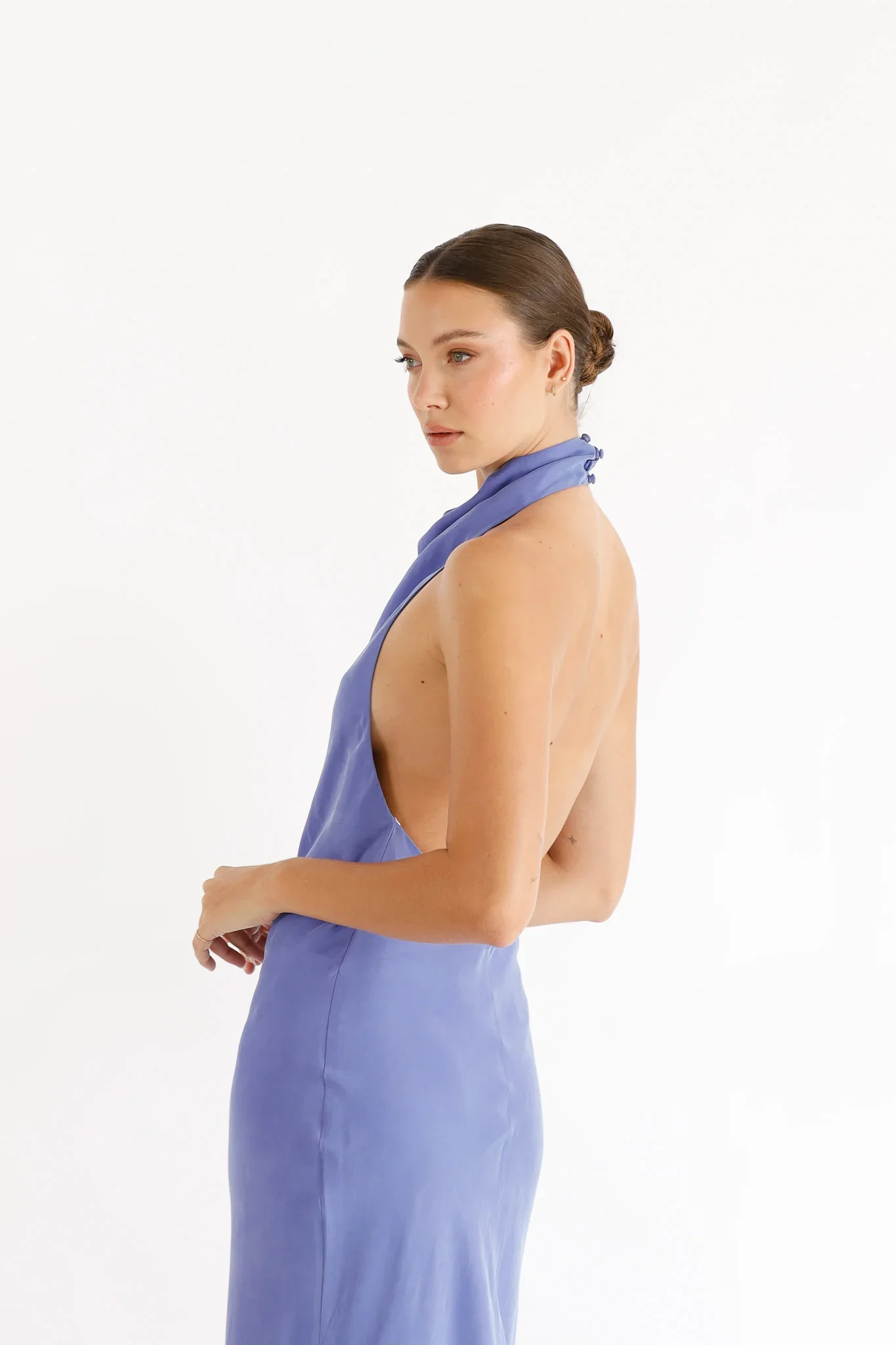 Pasduchas By Night Maxi Dress - Cornflour - Image 2