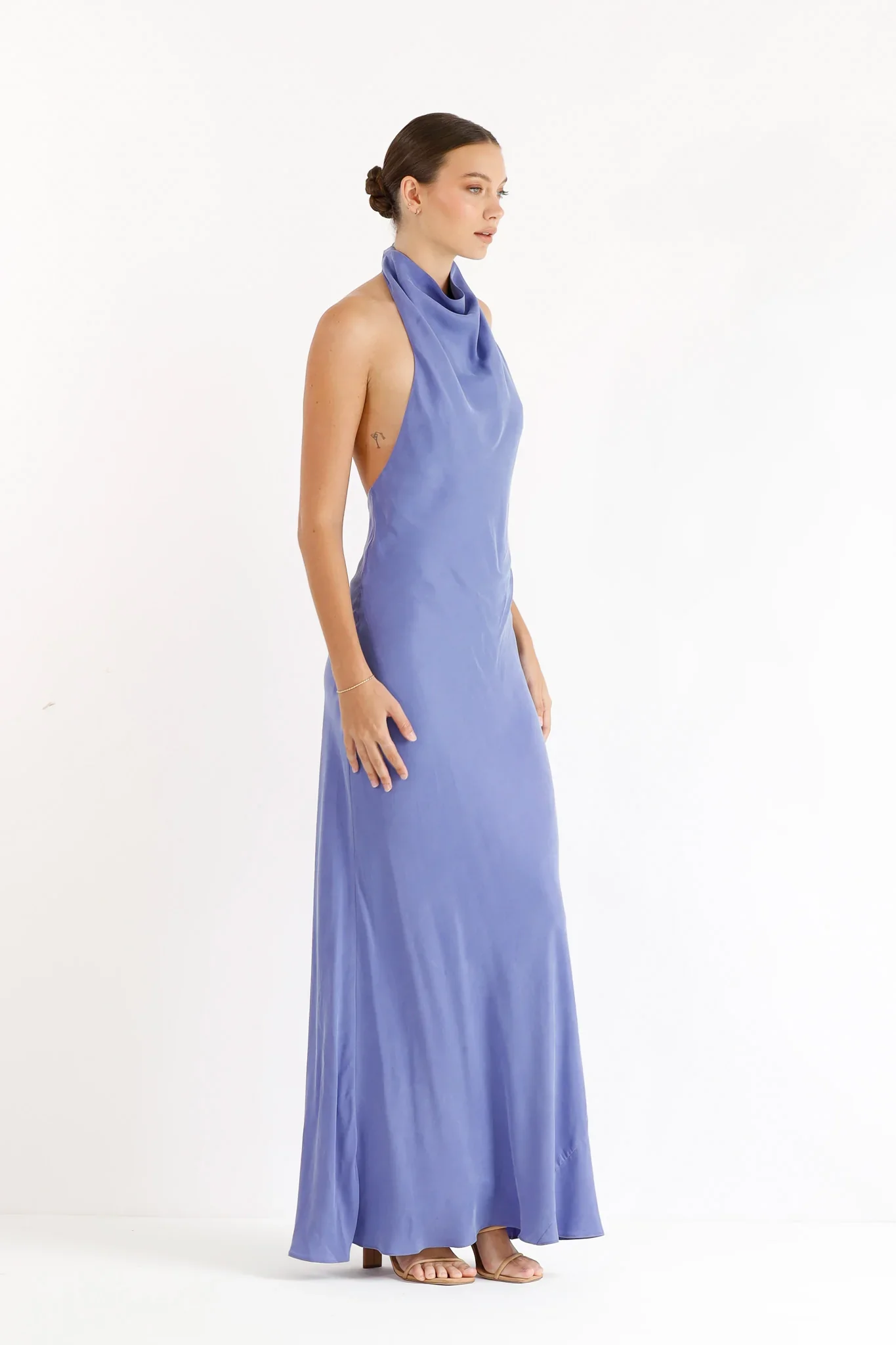 Pasduchas By Night Maxi Dress - Cornflour - Image 4