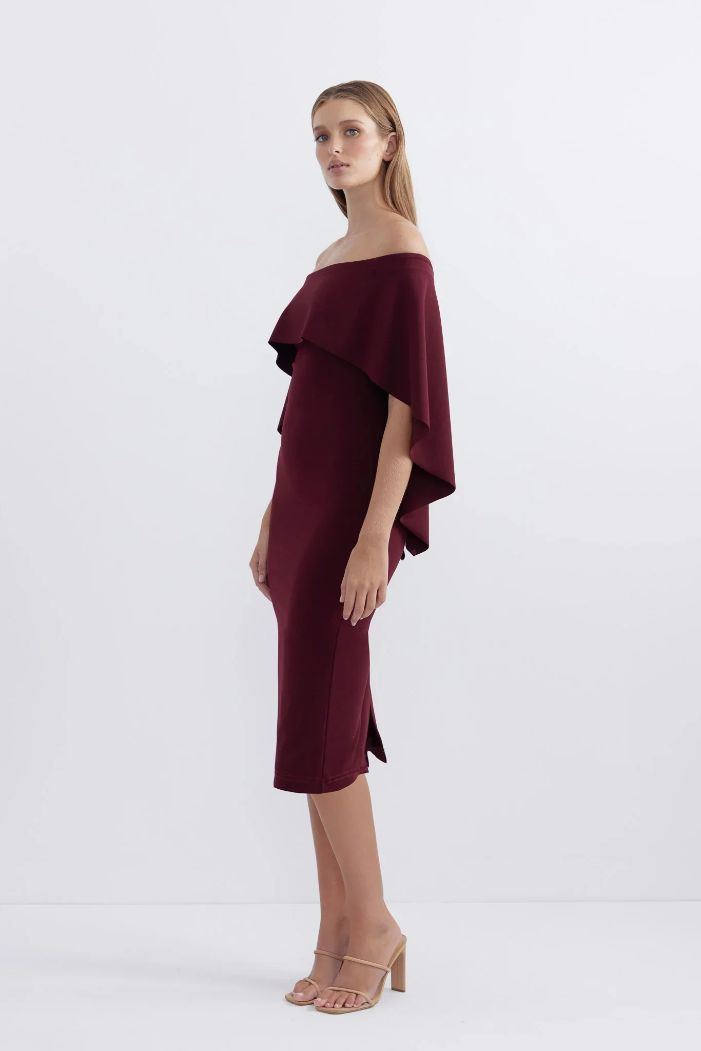 Pasduchas Composure Long Midi - Wine - Image 3