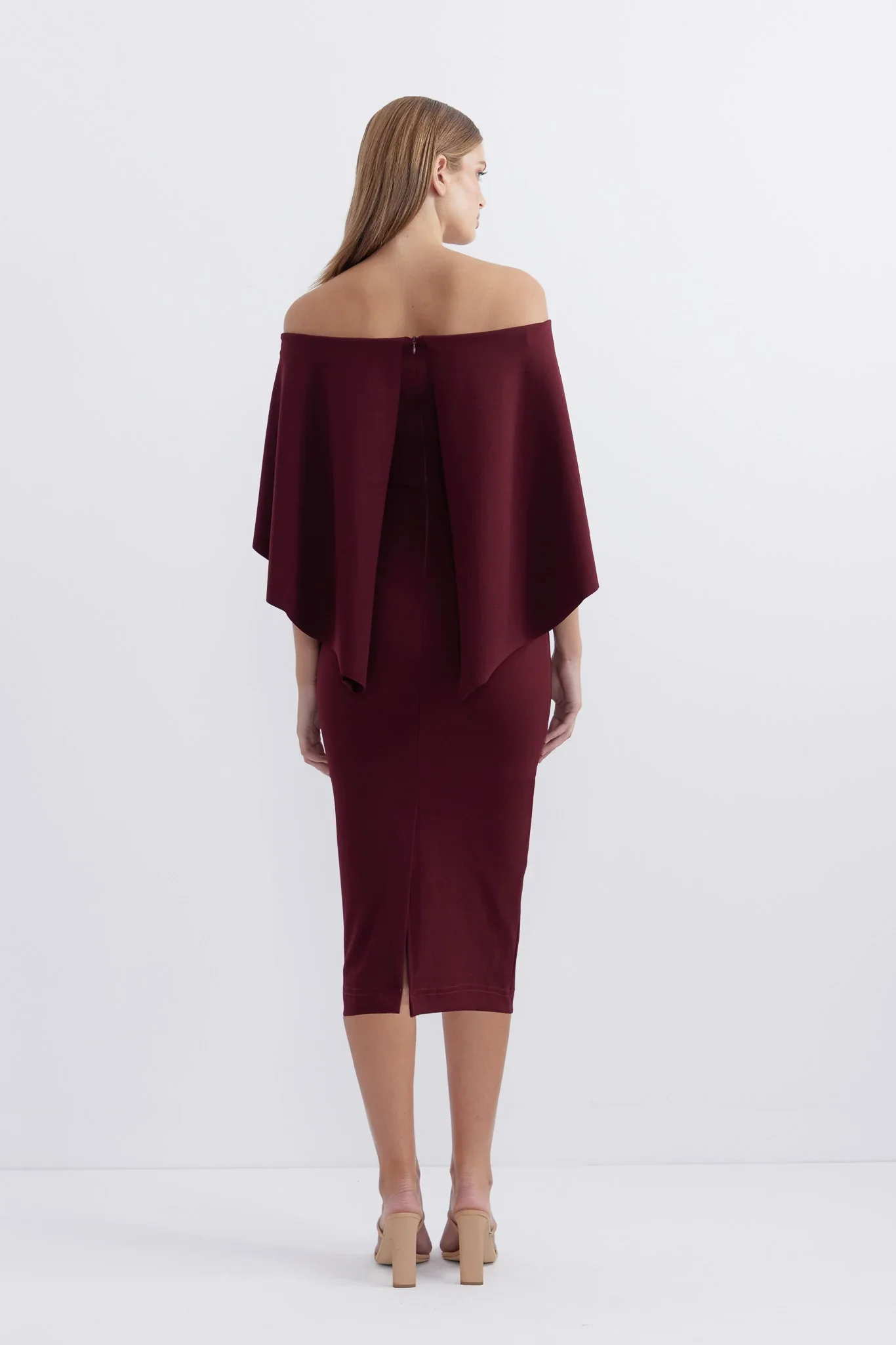Pasduchas Composure Long Midi - Wine - Image 4