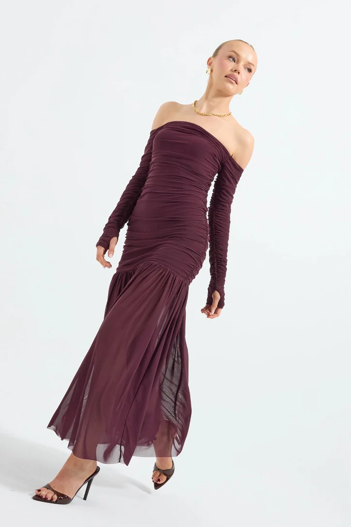 Pasduchas Echo Hourglass Midi Dress - Cherries Jubilee - Image 2