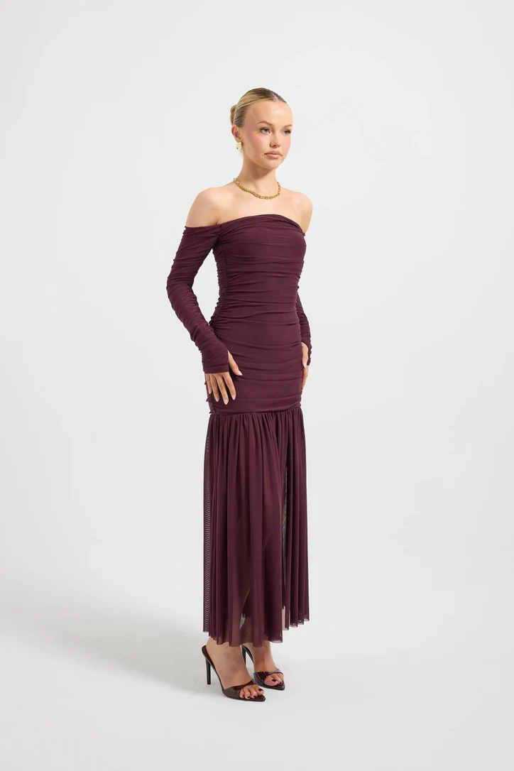 Pasduchas Echo Hourglass Midi Dress - Cherries Jubilee - Image 3