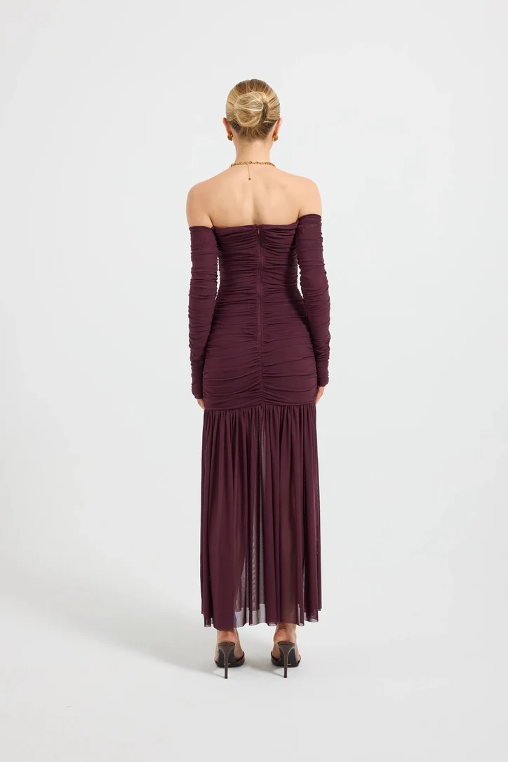 Pasduchas Echo Hourglass Midi Dress - Cherries Jubilee - Image 5