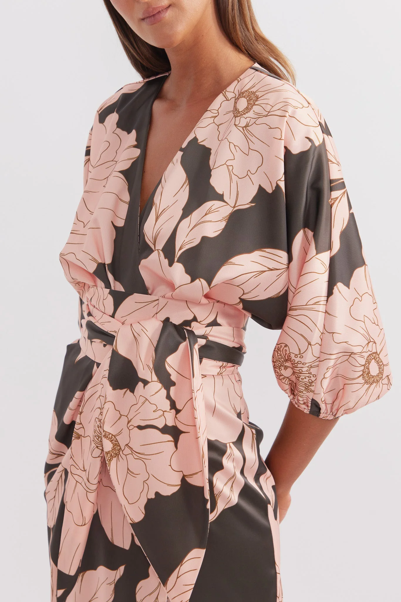 Pasduchas Favourite Wrap Midi - Ash - Image 4