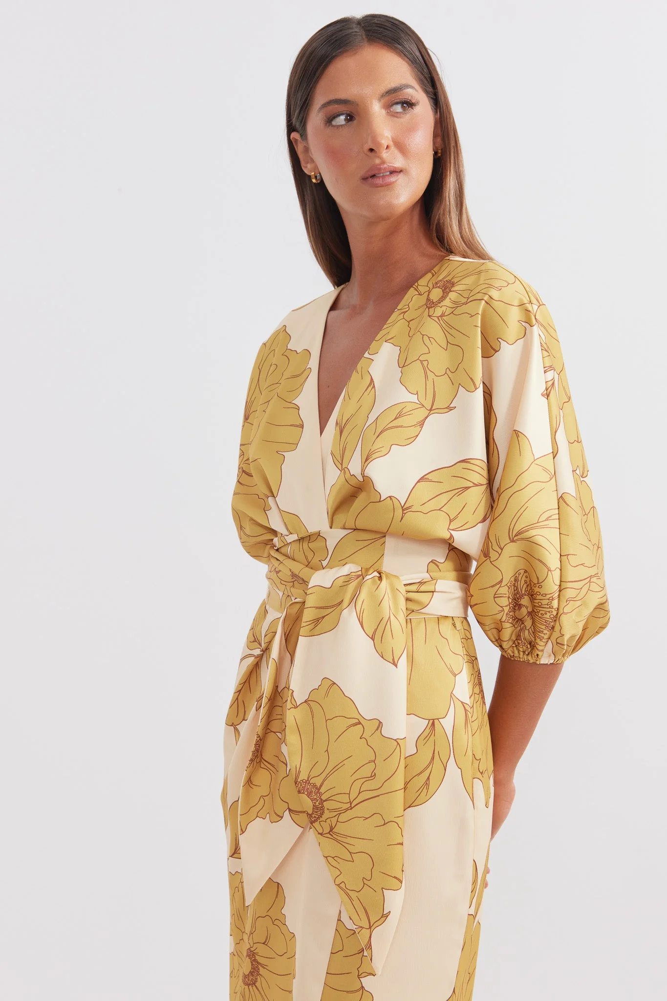 Pasduchas Favourite Wrap Midi - Golden - Image 5
