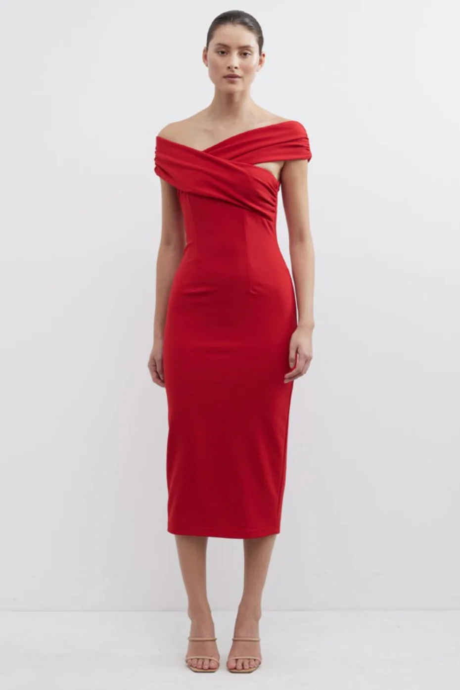 Pasduchas Feliz Midi Dress - Cranberry