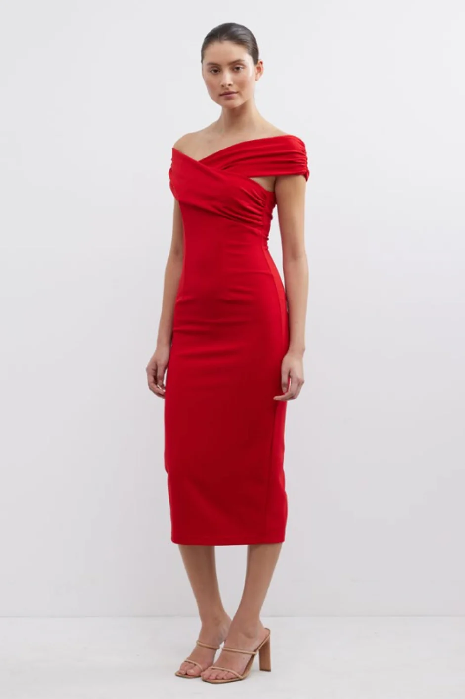 Pasduchas Feliz Midi Dress - Cranberry - Image 2