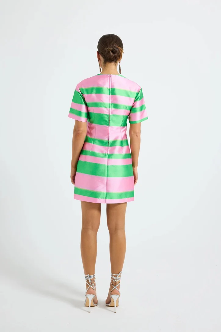 Pasduchas Gigi Sleeve Mini Dress - Watermelon - Image 6