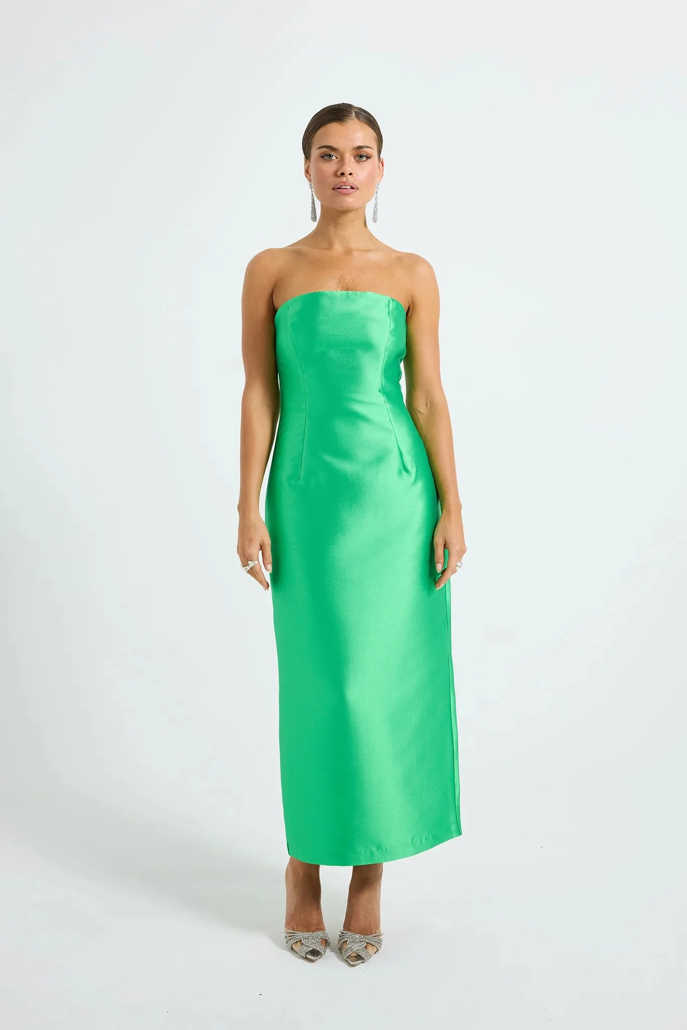 Pasduchas Pippa Fitted Midi Dress - Clover