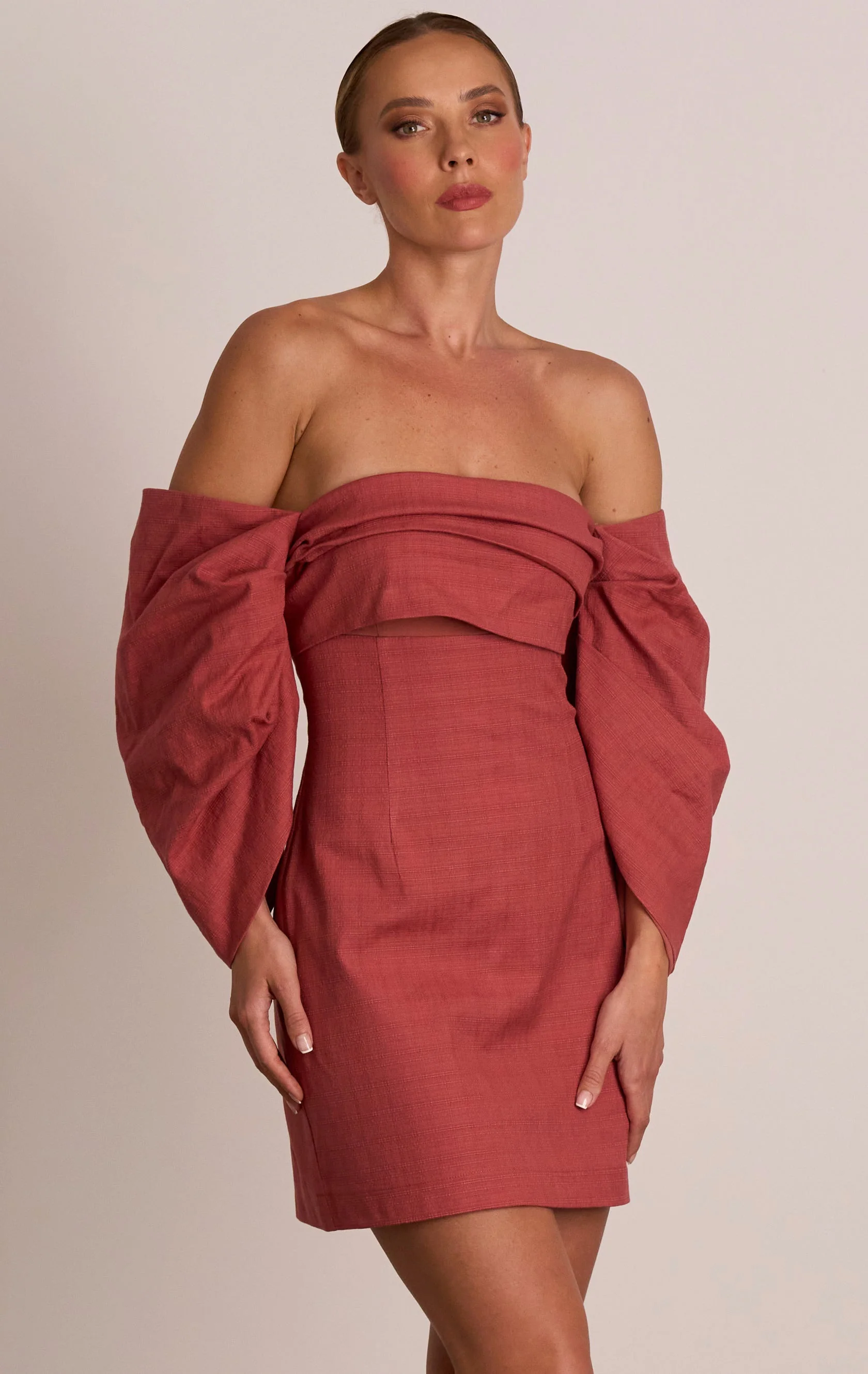 Pasduchas Platinum Party Dress - Rosewood - Image 4