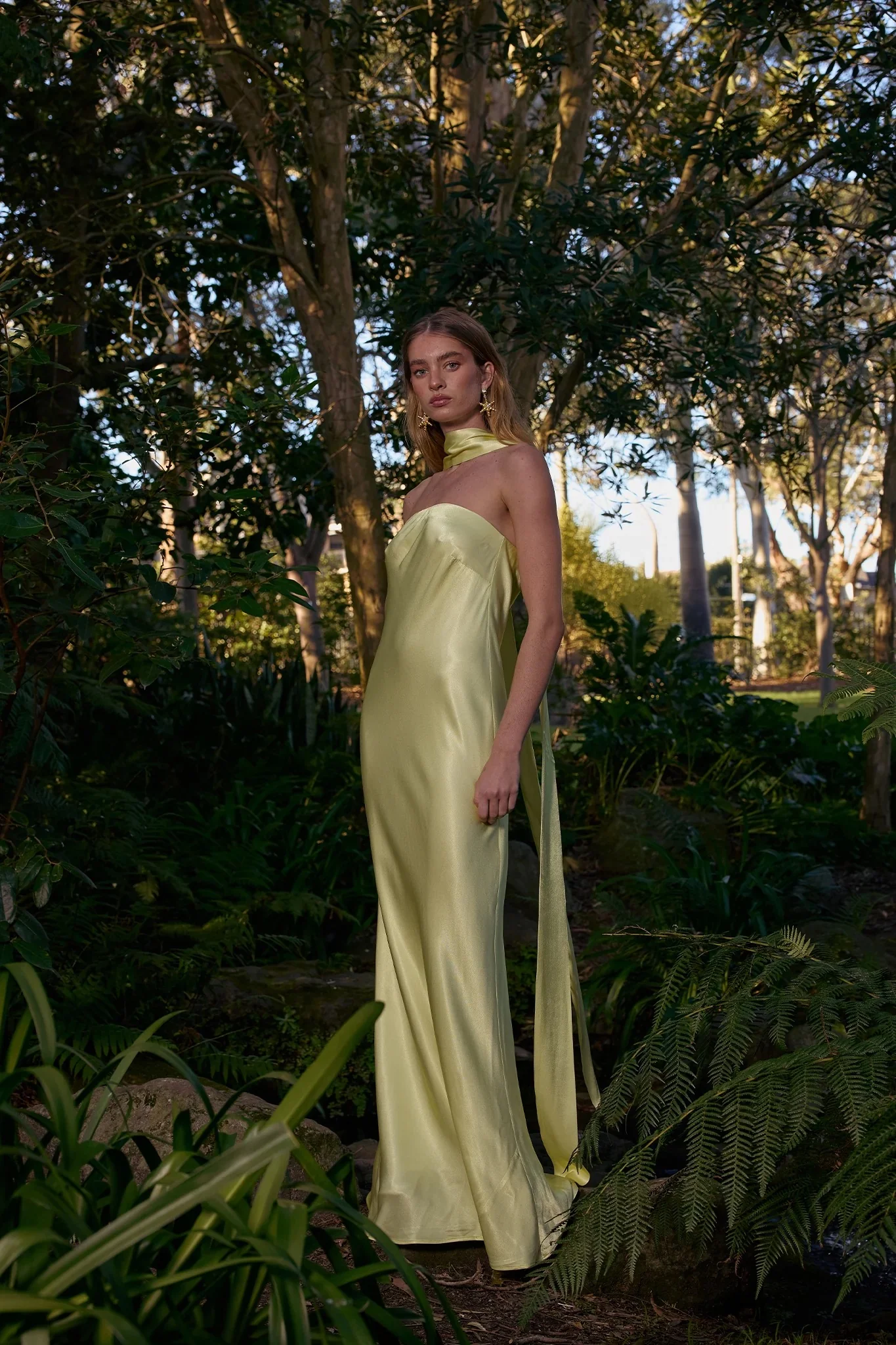 Pasduchas Quin Strapless Maxi Dress - Lemon - Image 2