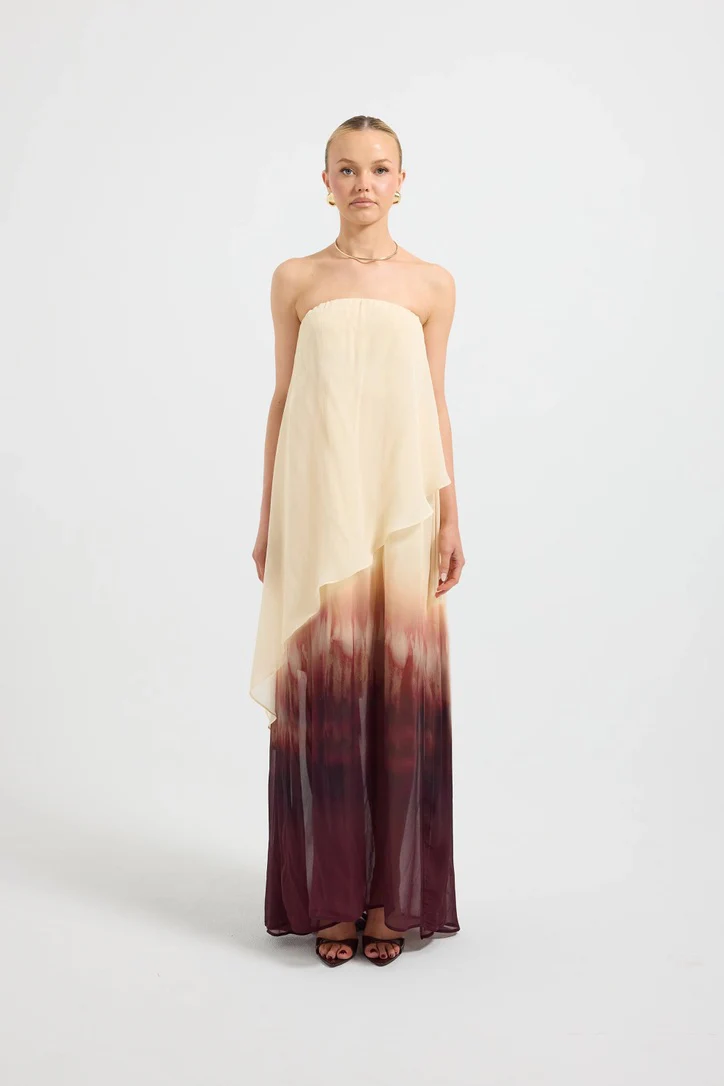 Pasduchas Sterling Tiered Maxi Dress - Ombre