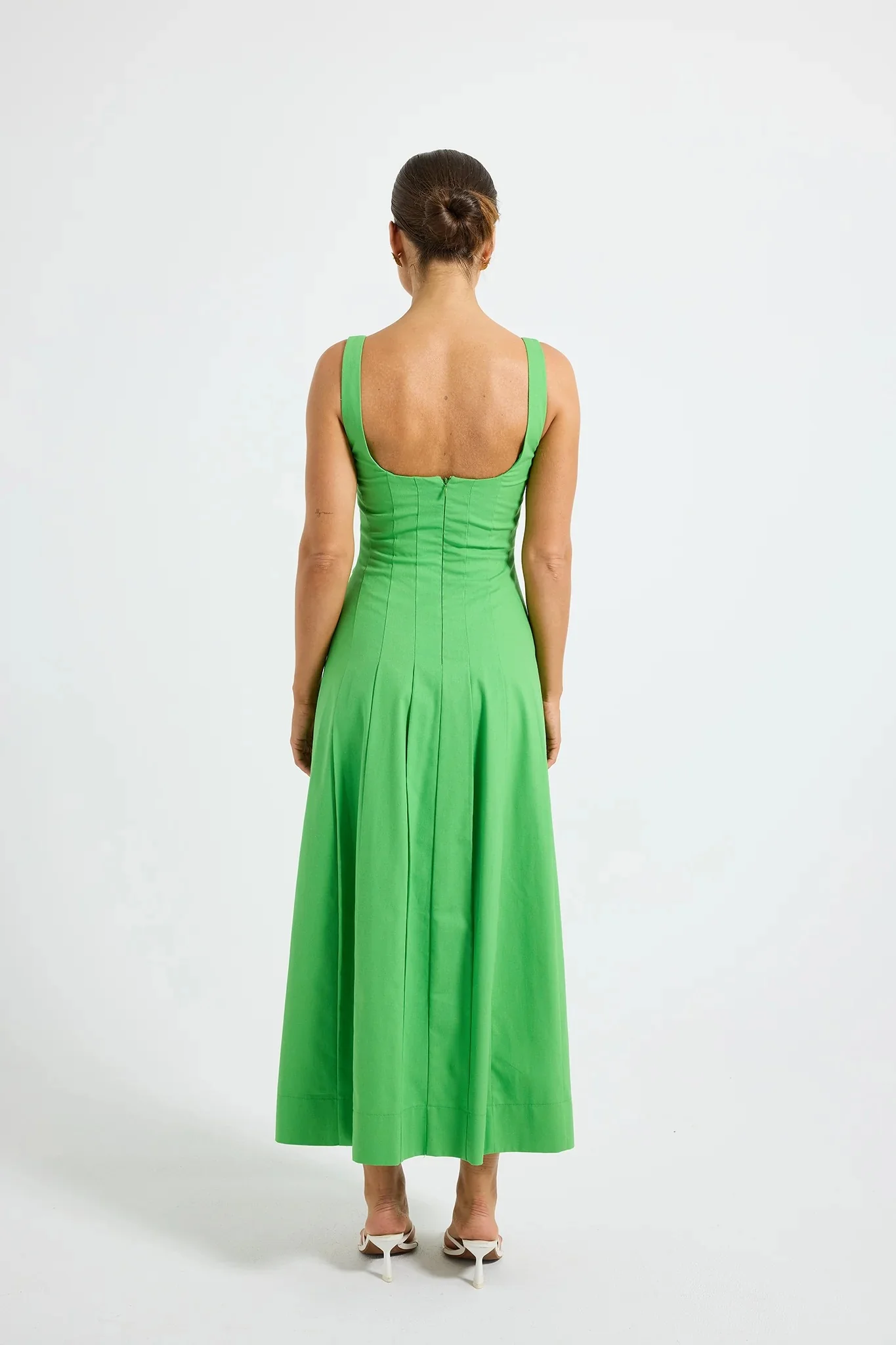 Pasduchas Vera Panelled Midi Dress - Clover - Image 6